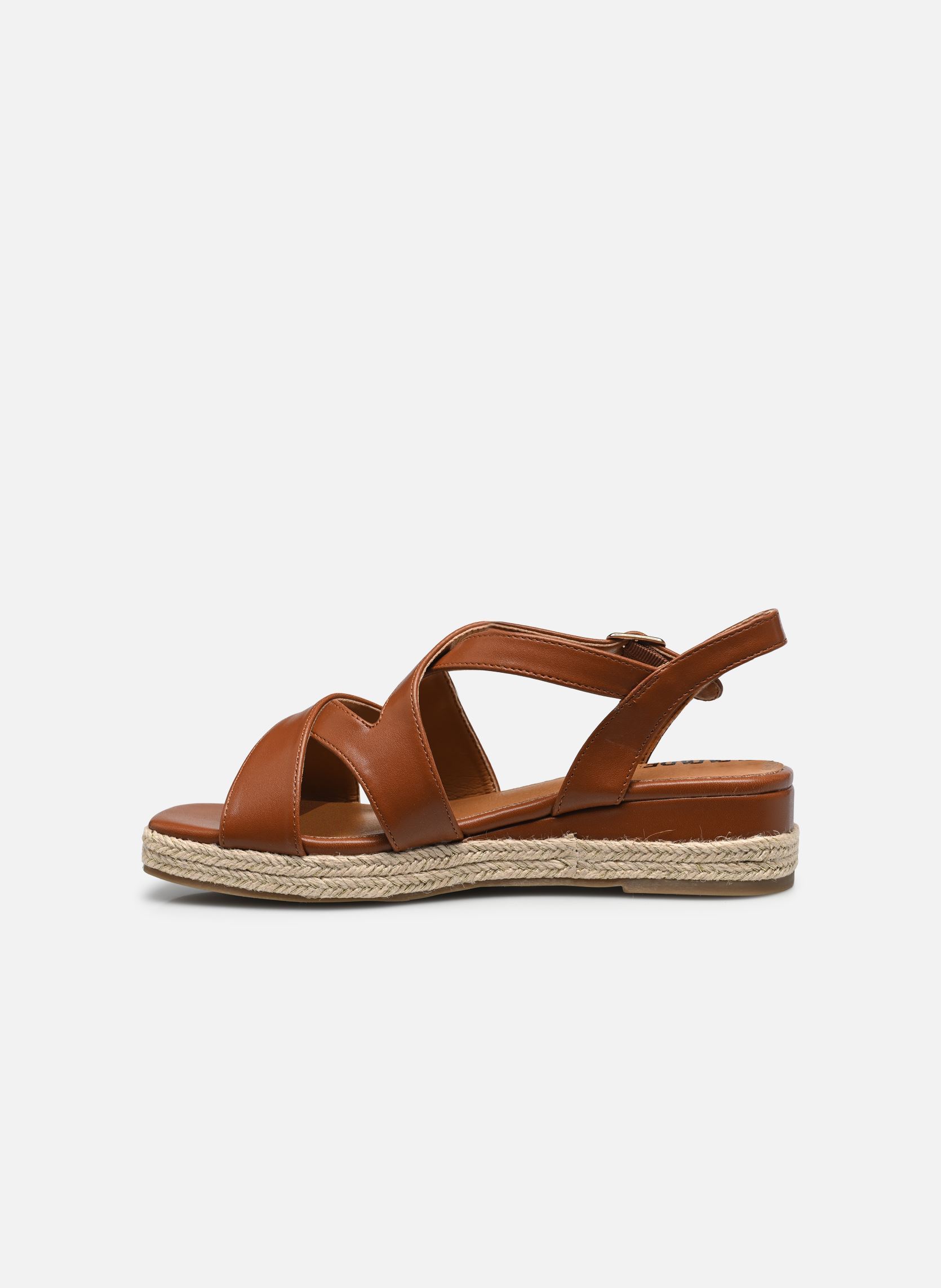 Sandali piatti Sandales DAWOUN donna marrone MADE BY Sandali piatti Sandales DAWOUN donna marrone Cognac
