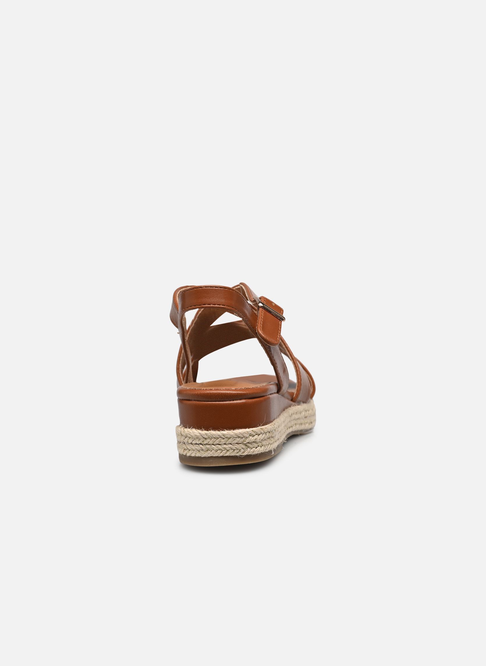Sandali piatti Sandales DAWOUN donna marrone MADE BY Sandali piatti Sandales DAWOUN donna marrone Cognac