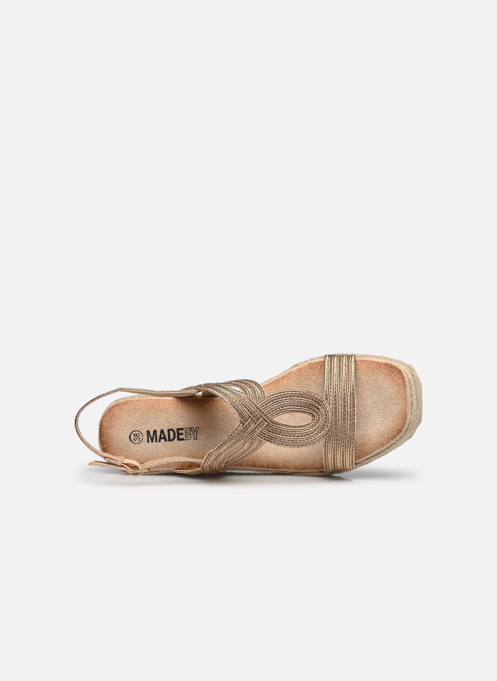 Alpargatas compensadas y plataformas Espadrille DARLINE mujer oro y bronce MADE BY Alpargatas compensadas y plataformas Espadrille DARLINE mujer oro y bronce Doré