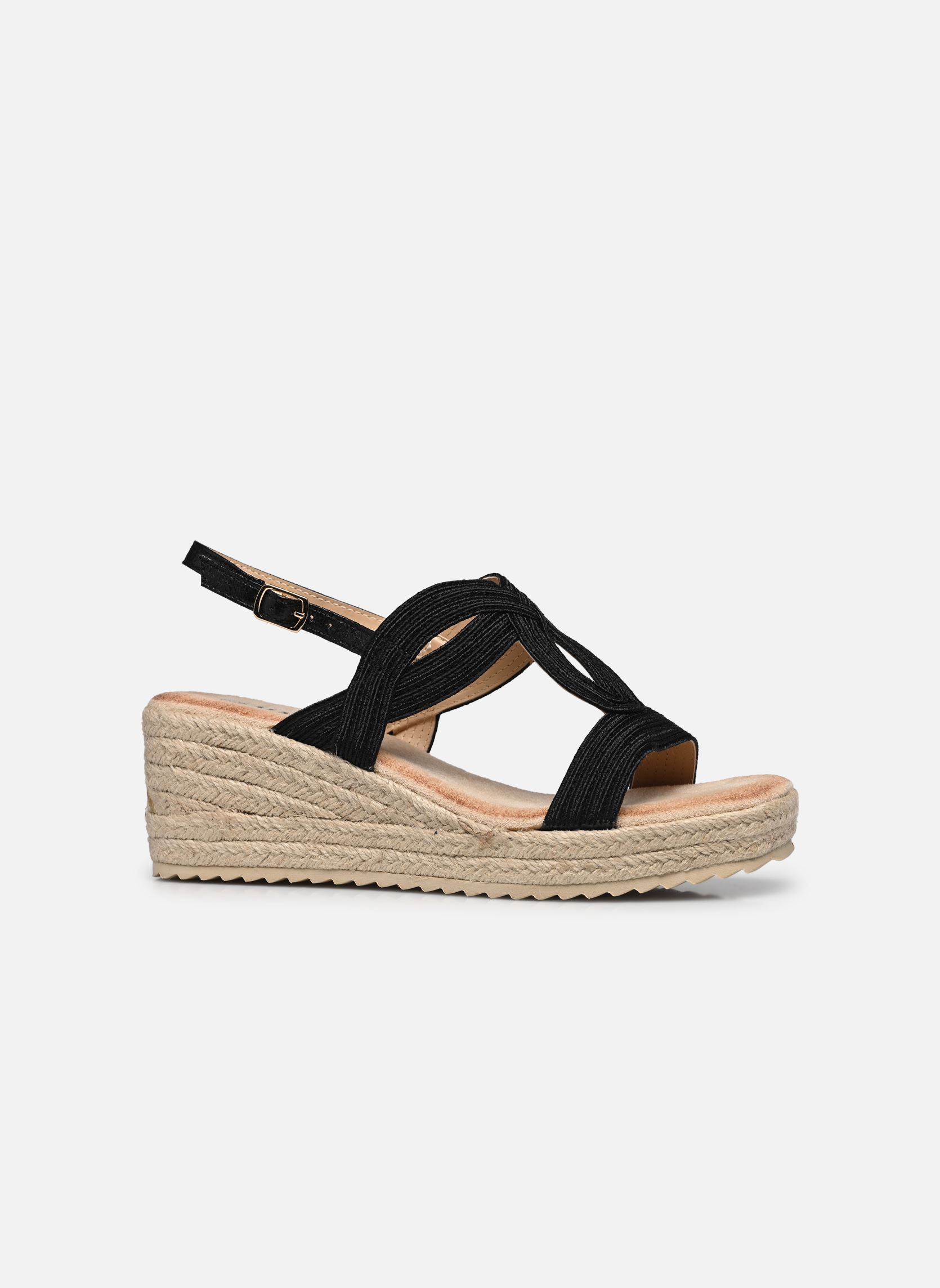 Alpargatas compensadas y plataformas Espadrille DARLINE mujer negro MADE BY Alpargatas compensadas y plataformas Espadrille DARLINE mujer negro Noir