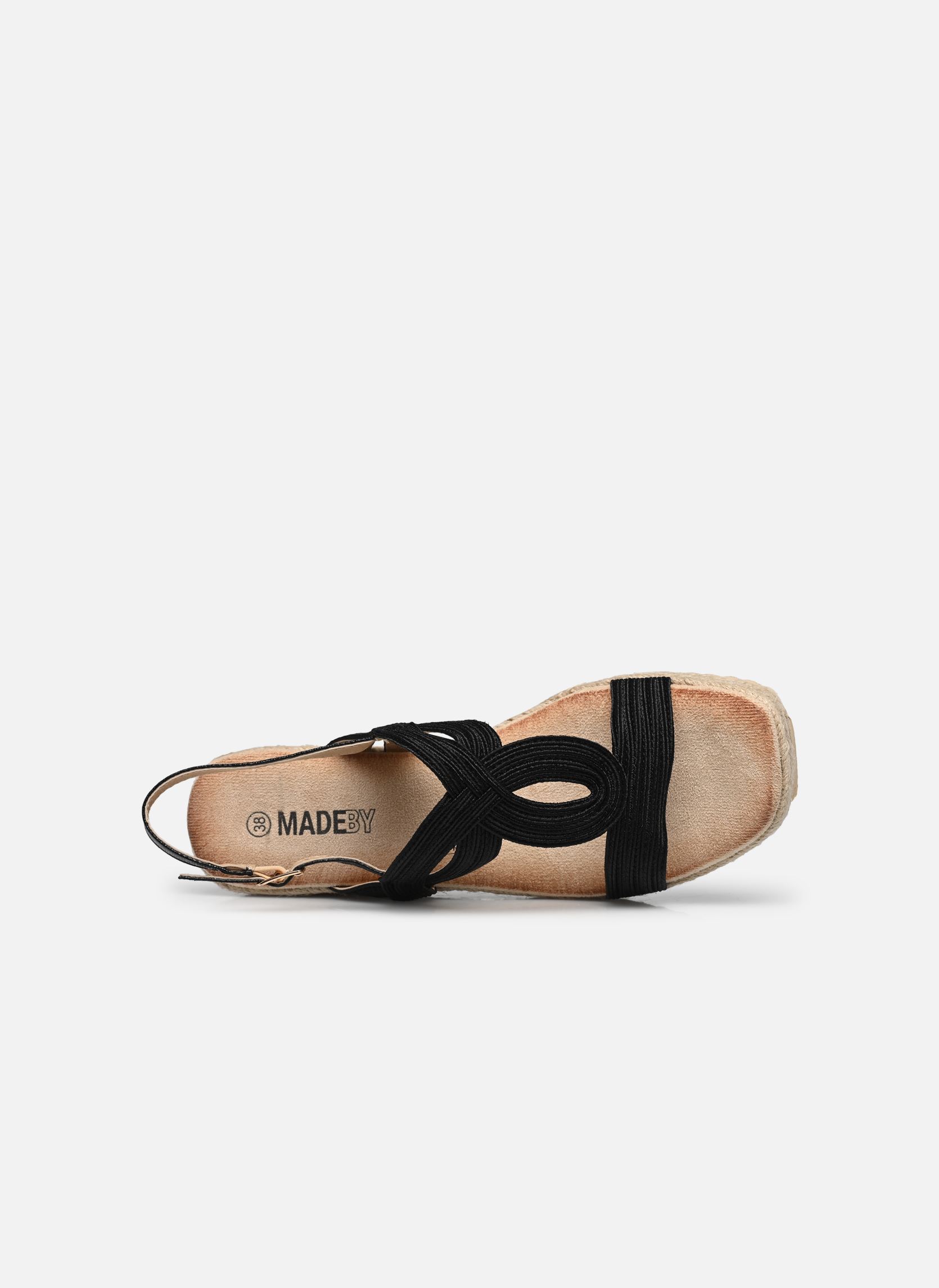 Alpargatas compensadas y plataformas Espadrille DARLINE mujer negro MADE BY Alpargatas compensadas y plataformas Espadrille DARLINE mujer negro Noir