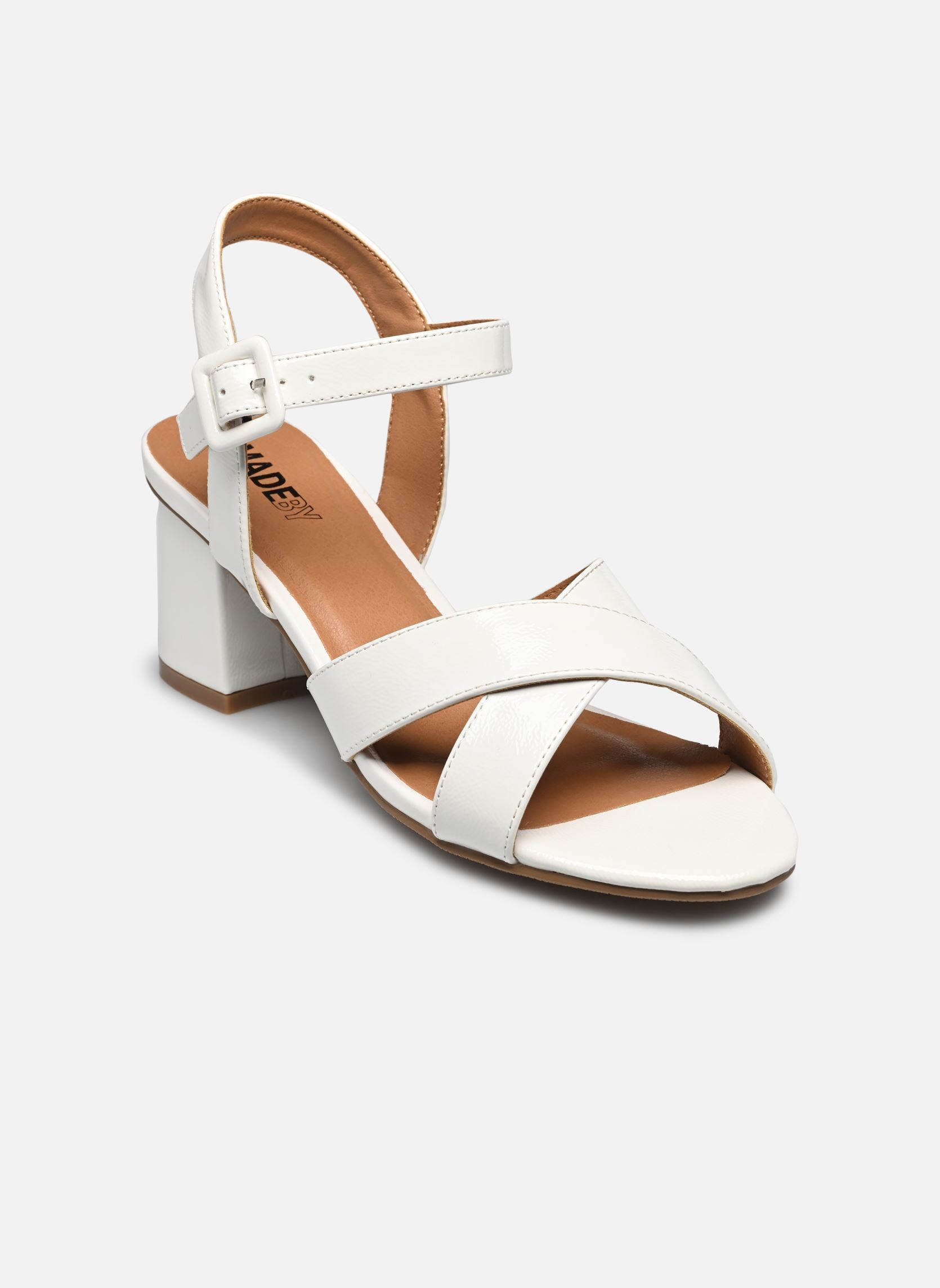 Sandalen Sandales DAYNA dames wit MADE BY Sandalen Sandales DAYNA dames wit Blanc