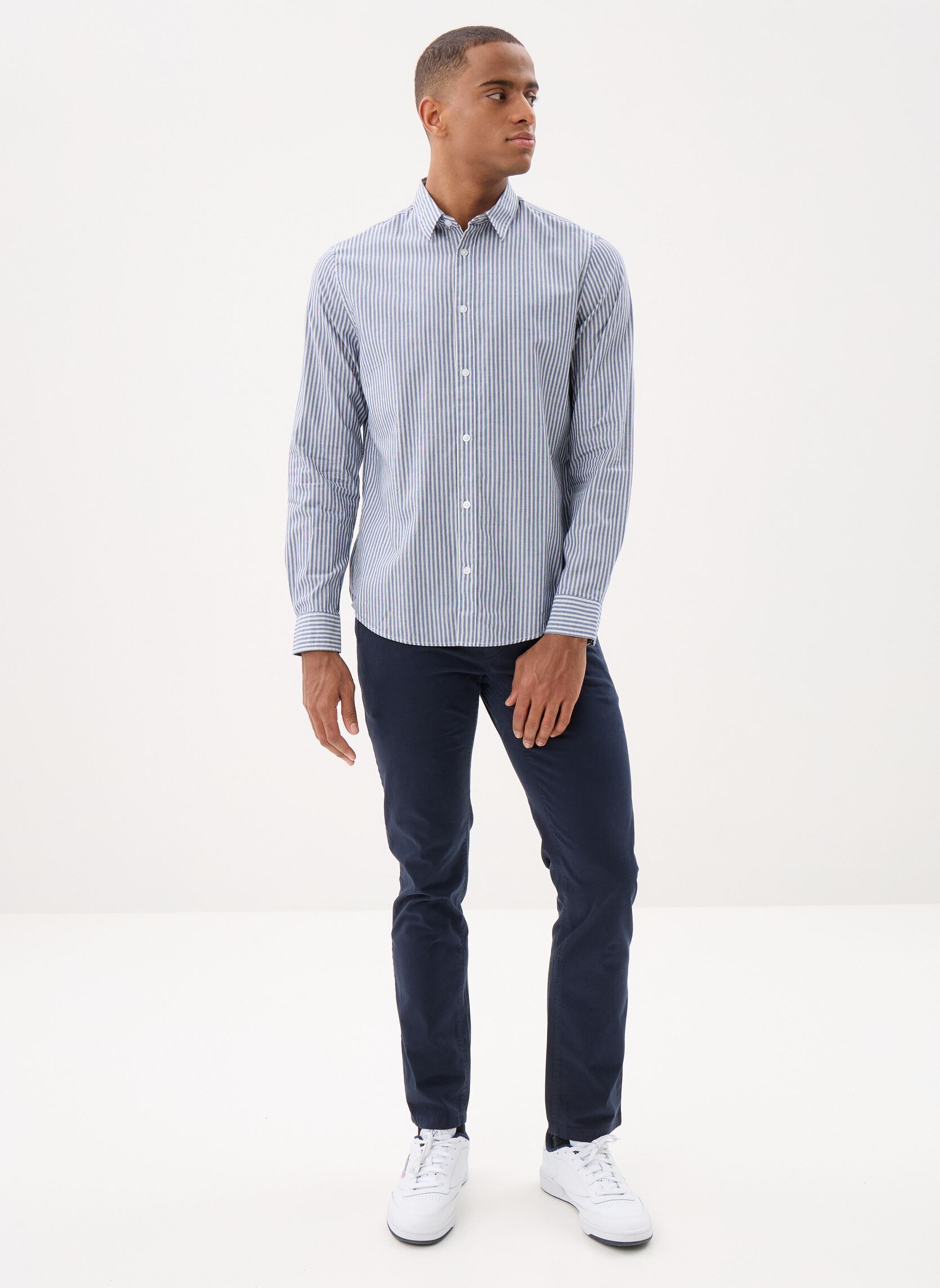 Hemden COSPEL-RAYURES herren blau Marvin&Co Hemden COSPEL-RAYURES herren blau MOOD INDIGO