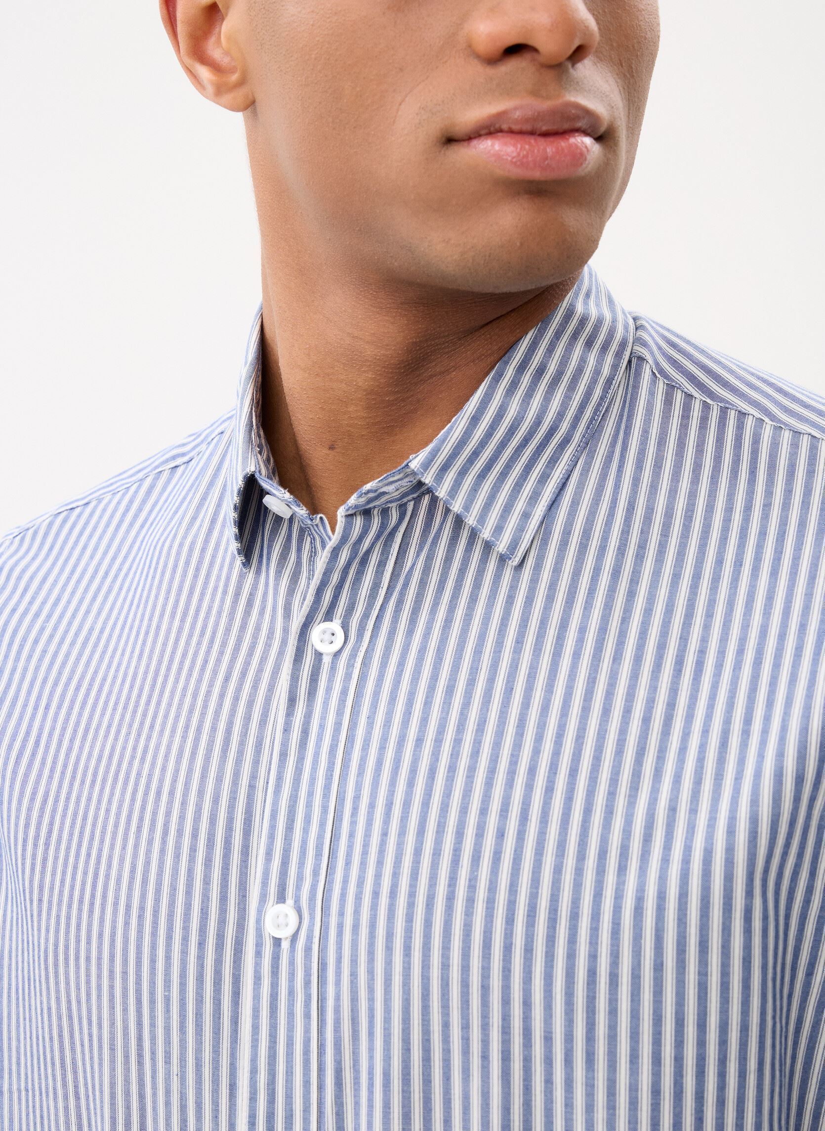 Hemden COSPEL-RAYURES herren blau Marvin&Co Hemden COSPEL-RAYURES herren blau MOOD INDIGO