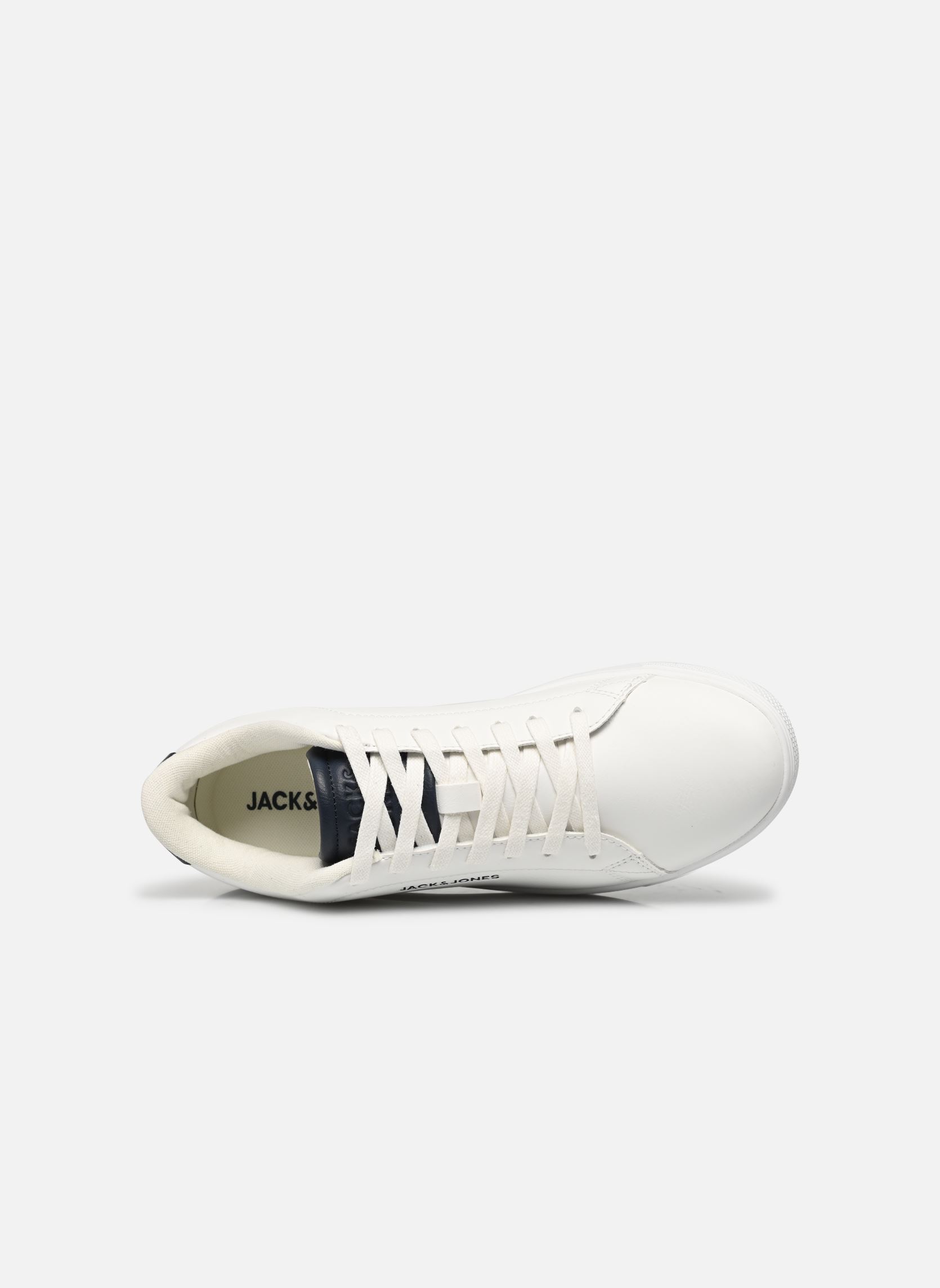 Baskets JFWBOSS PU SNEAKER NOOS AH24 homme blanc Jack & Jones Baskets JFWBOSS PU SNEAKER NOOS AH24 homme blanc White - Navy
