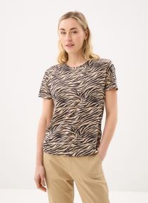 Tee-shirts manches courtes T-ZEBRE femme beige