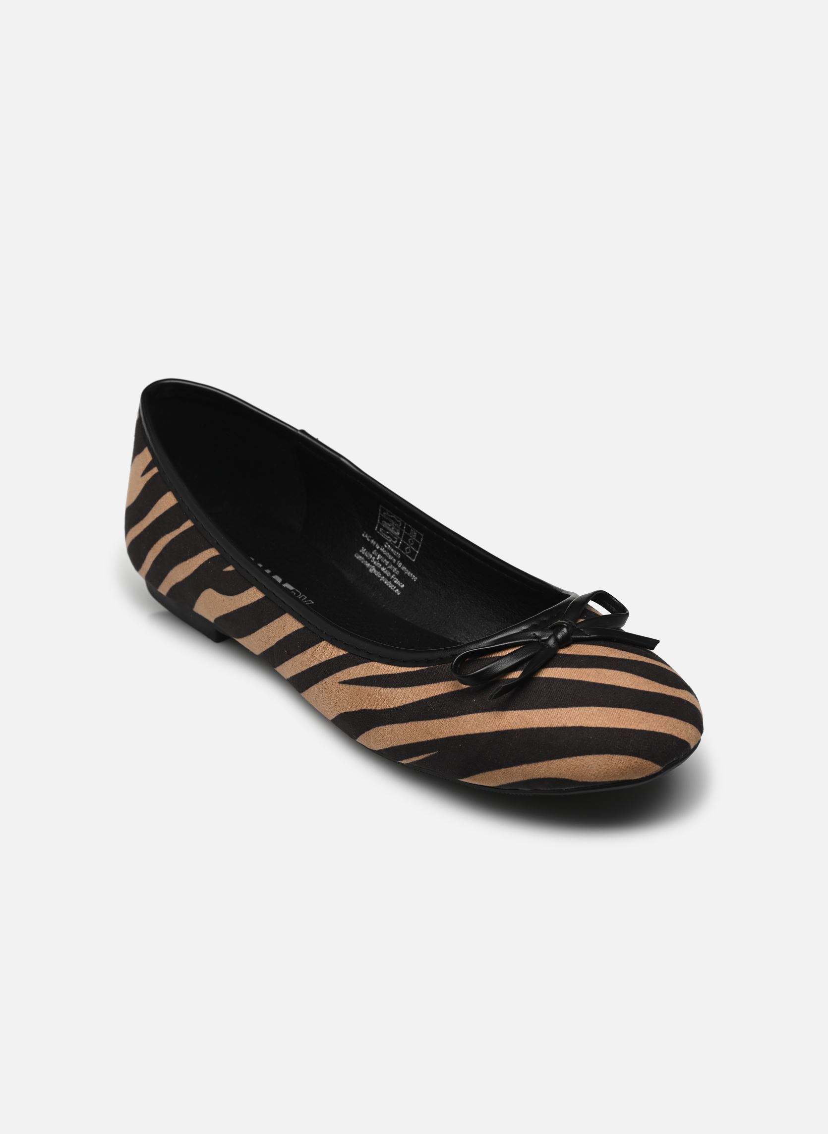 Klassische Ballerinas Ballerines THALETTE damen braun MADE BY Klassische Ballerinas Ballerines THALETTE damen braun LEOPARD