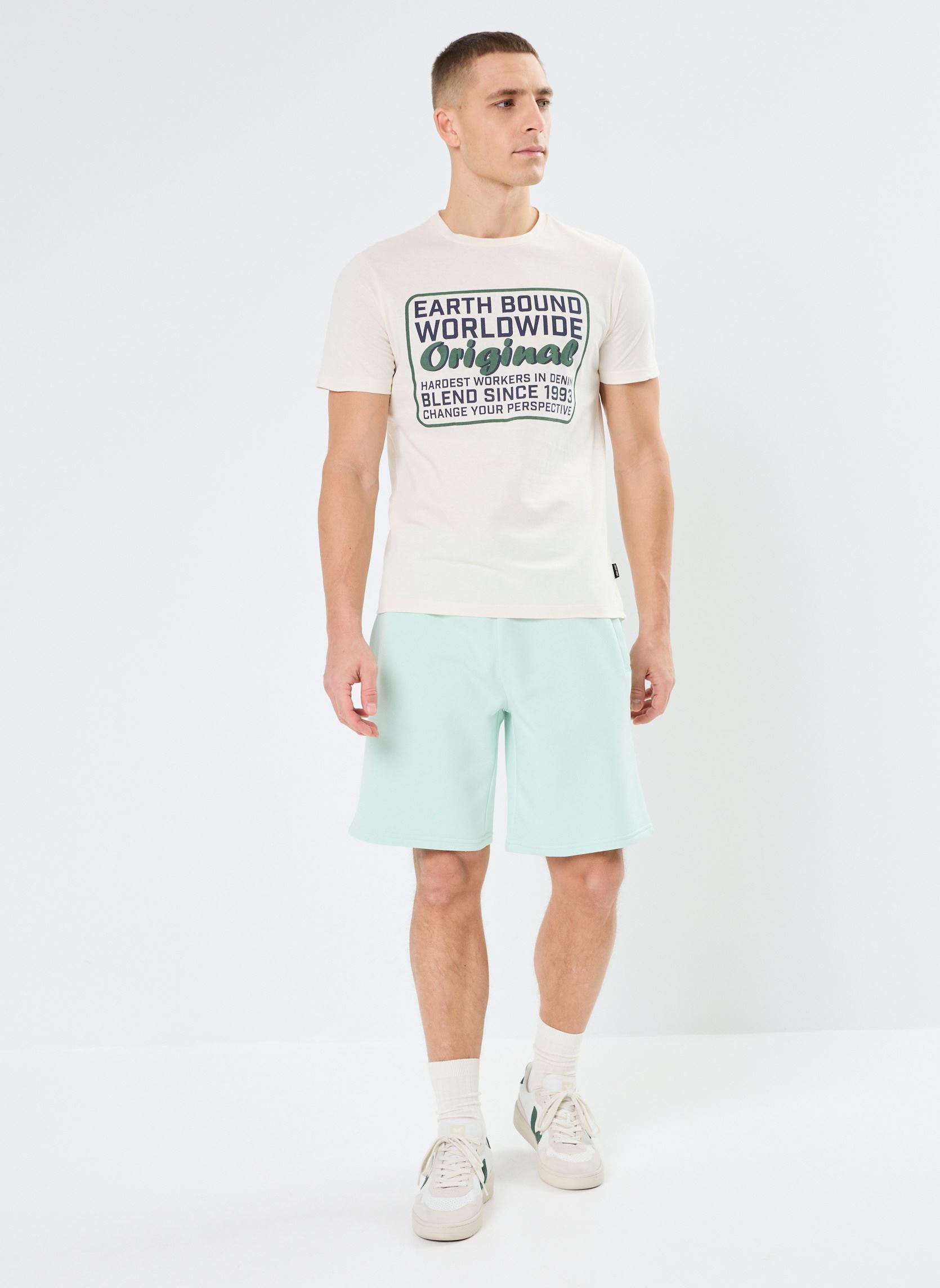 Sportshorts SHORT-JOGGING herren grün MADE BY Sportshorts SHORT-JOGGING herren grün DUSTY AQUA