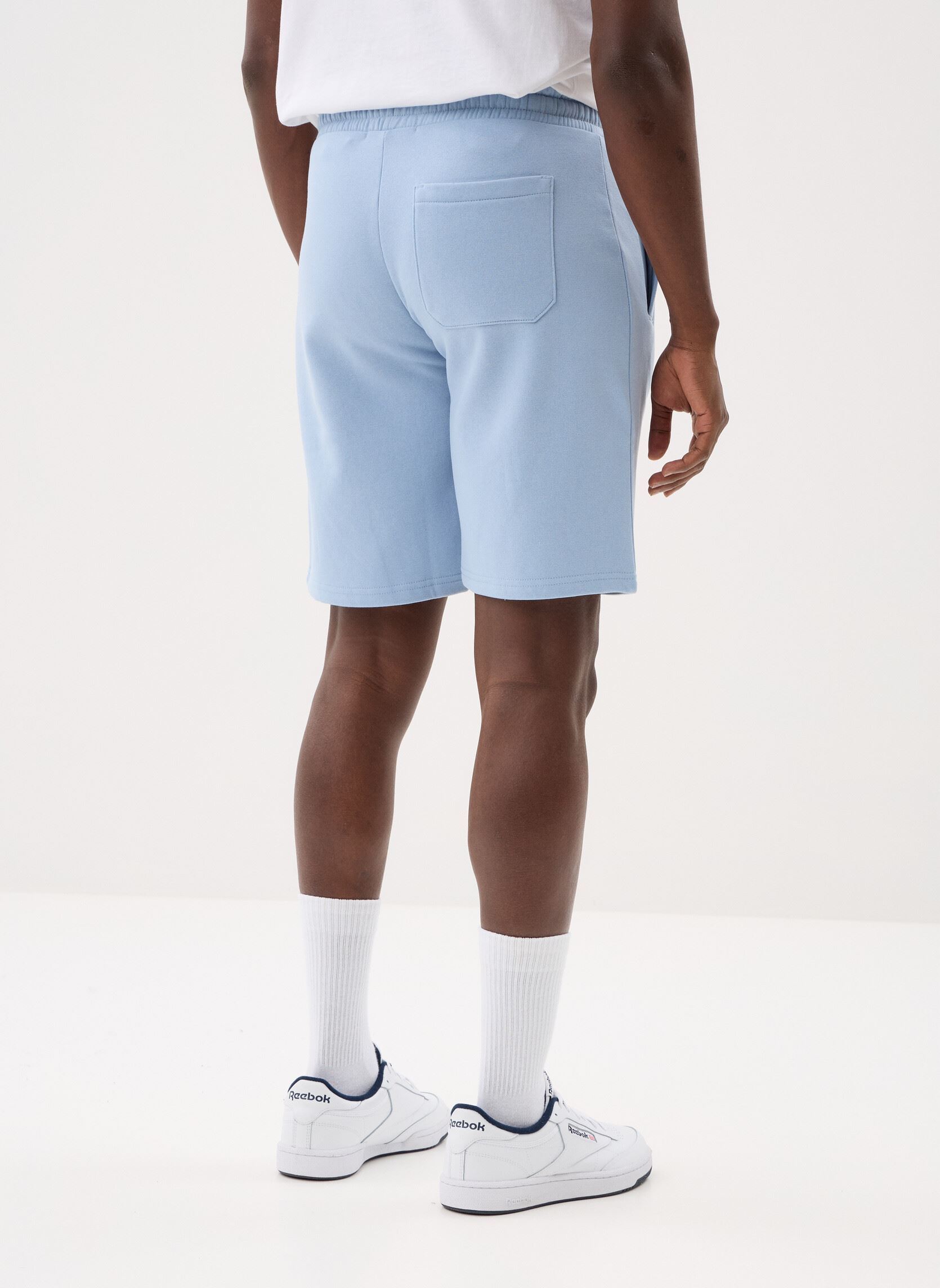 Sportshorts SHORT-JOGGING heren blauw MADE BY Sportshorts SHORT-JOGGING heren blauw SOFT CHAMBRAY