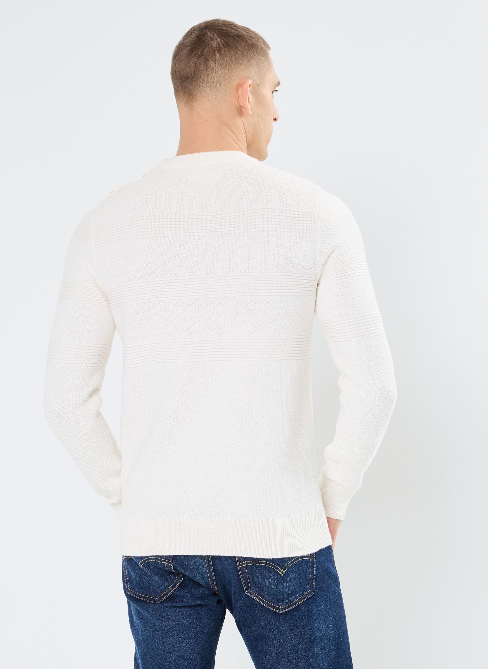 Pulls MARIN-PULL homme blanc Marvin&Co Pulls MARIN-PULL homme blanc COCONUT MILK