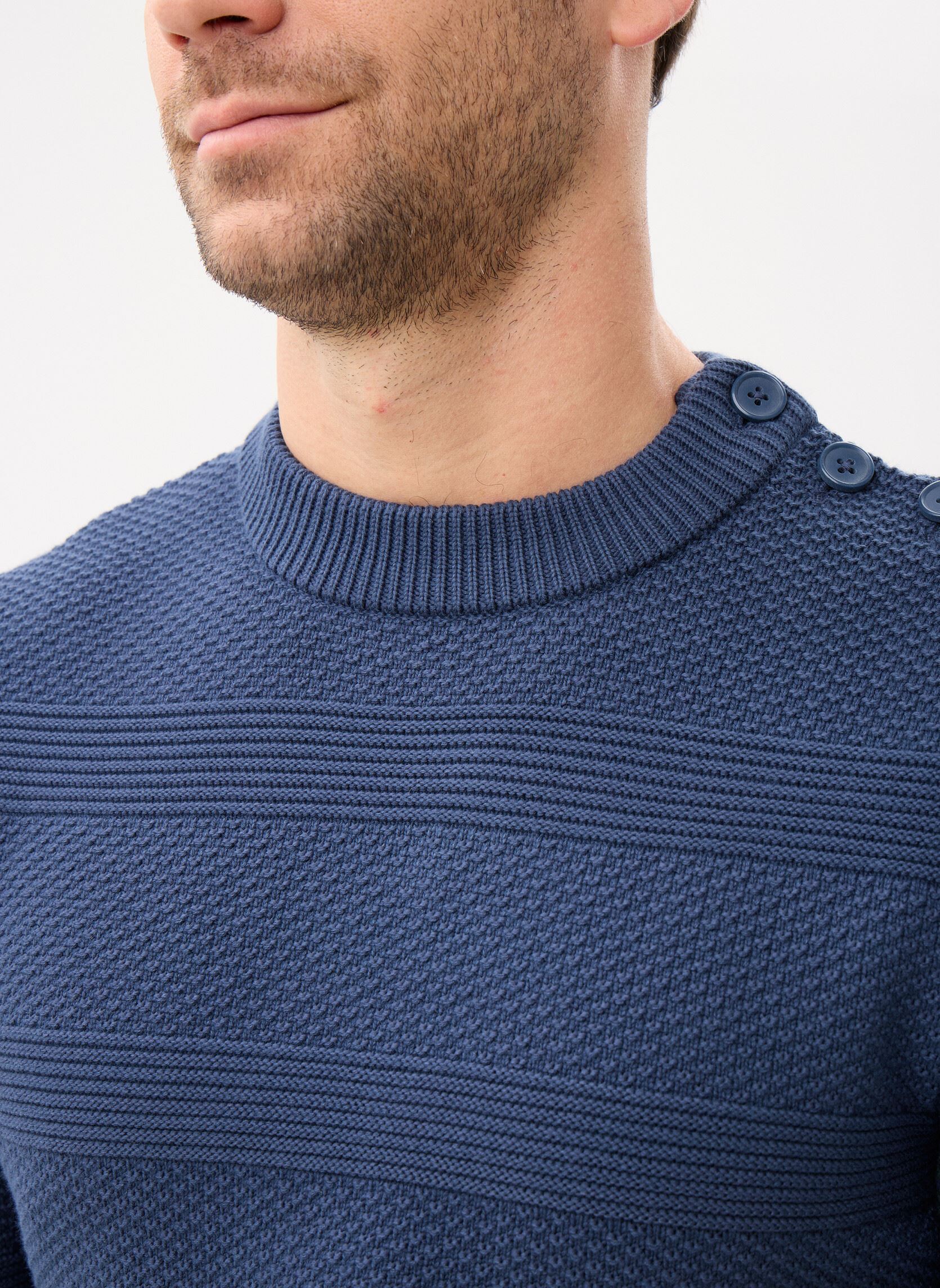 Pulls MARIN-PULL homme bleu Marvin&Co Pulls MARIN-PULL homme bleu Dress Blues