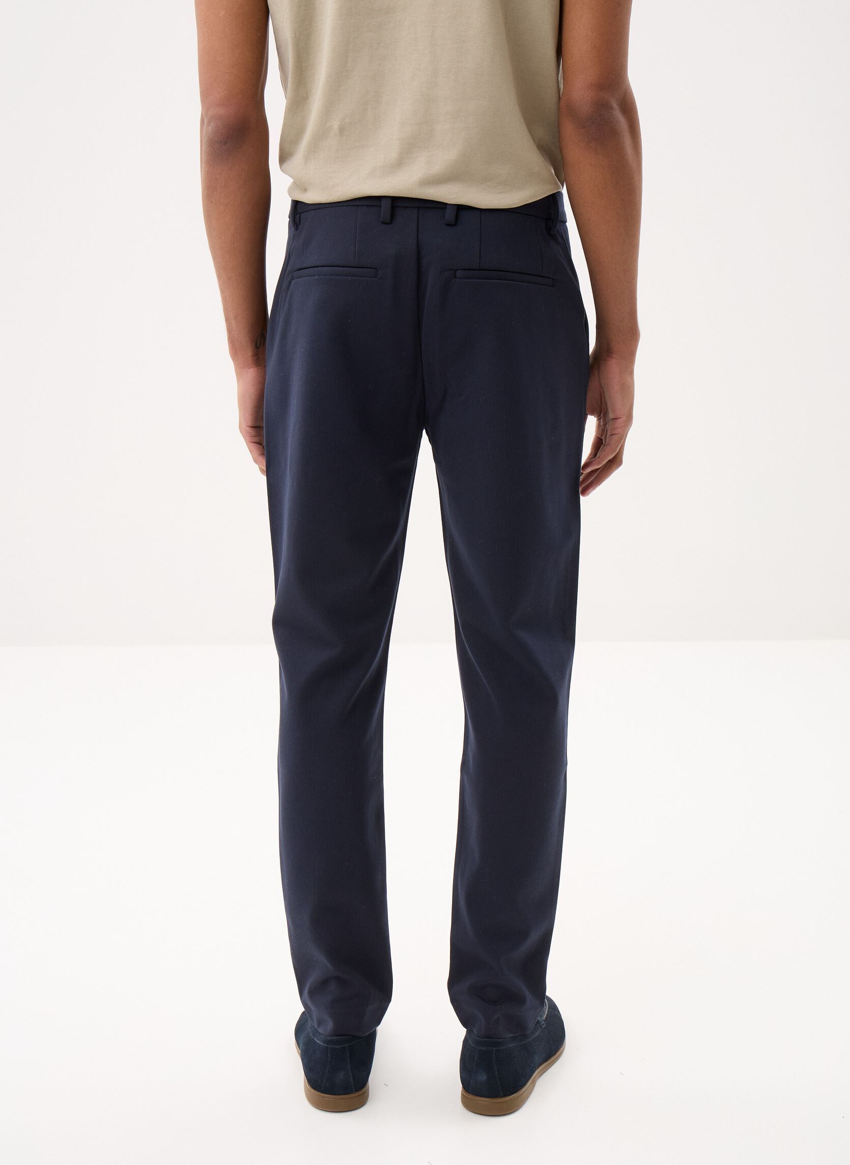 Pantalons chino PECHINO-URBAIN homme bleu Marvin&Co Pantalons chino PECHINO-URBAIN homme bleu SKY CAPTAIN