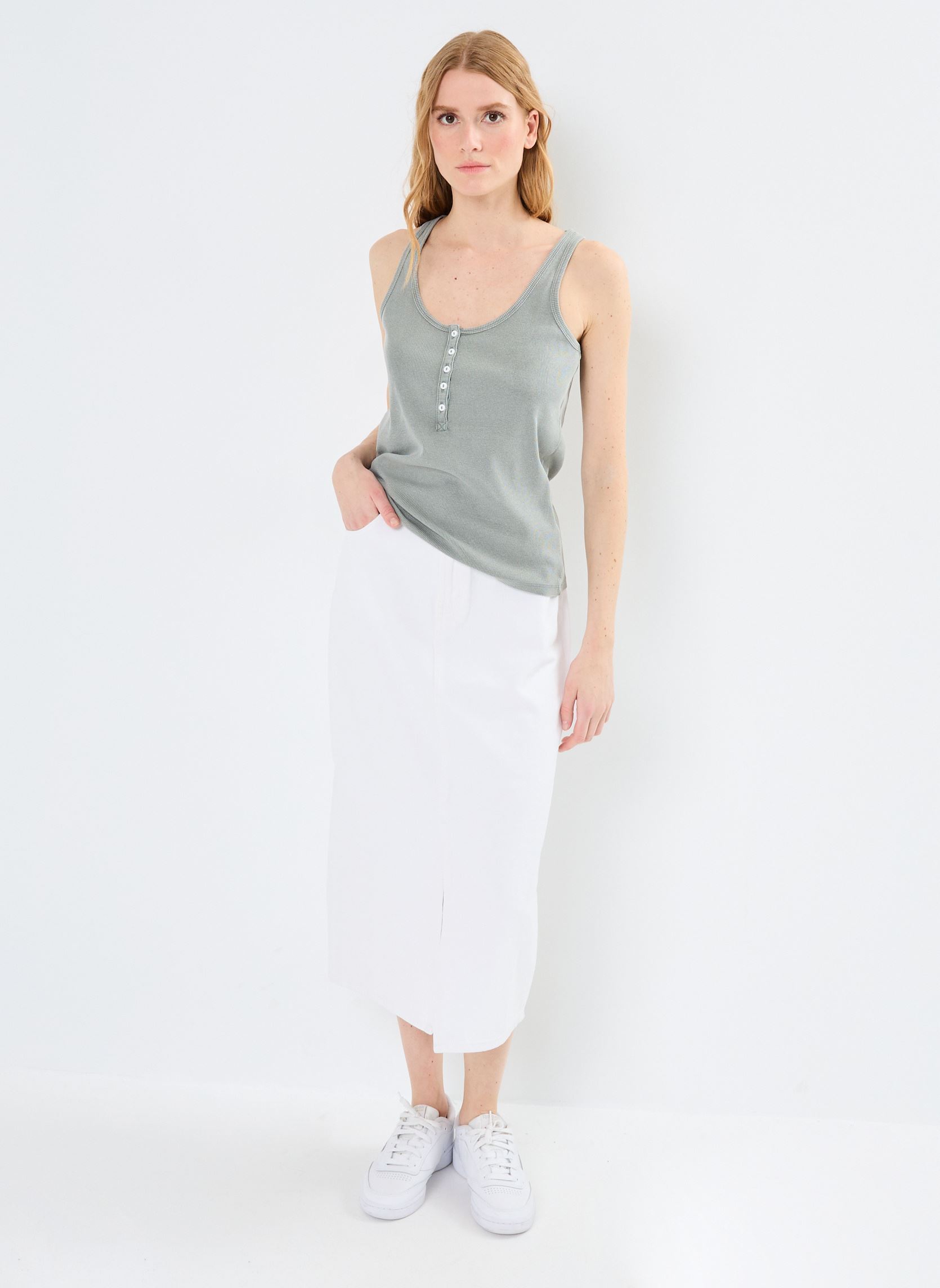 Débardeurs DAMIANA femme vert MADE BY Débardeurs DAMIANA femme vert SEA PINE