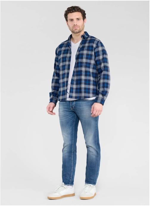 Le temps des cerises Jeans droit Jeans slim stretch 700/11 Blue homme bleu