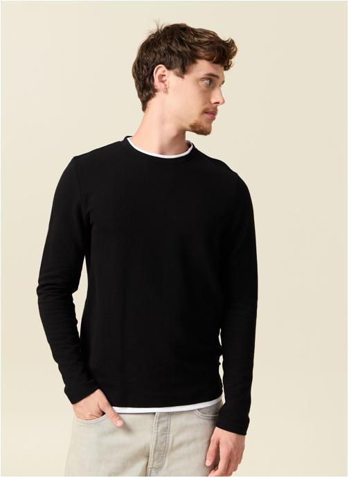 Bonobo Tee-shirts T-shirts manches longues - ESOTTODOUBH homme noir