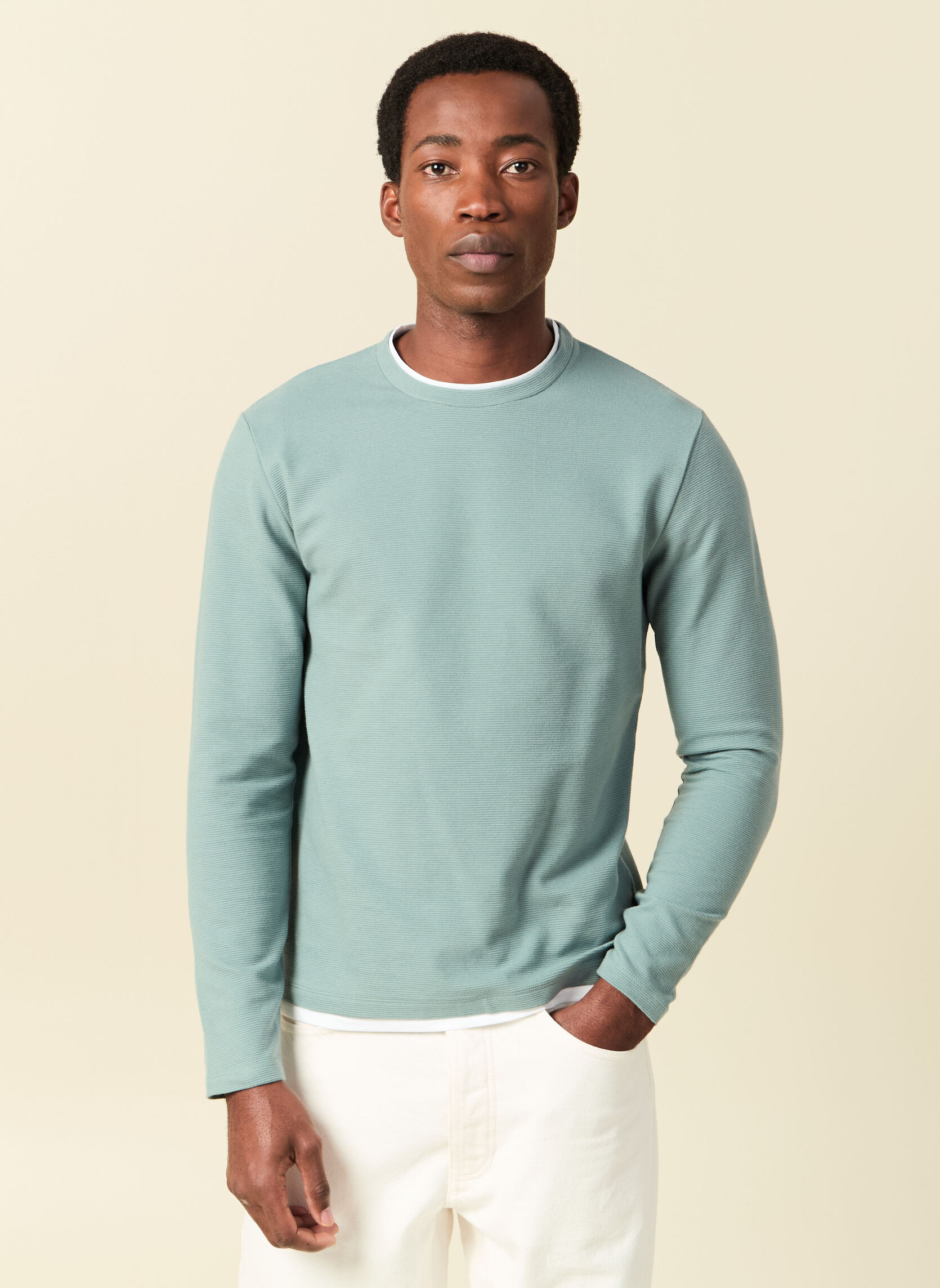 Tee-shirts ESOTTODOUBH homme bleu Bonobo Tee-shirts ESOTTODOUBH homme bleu Turquoise