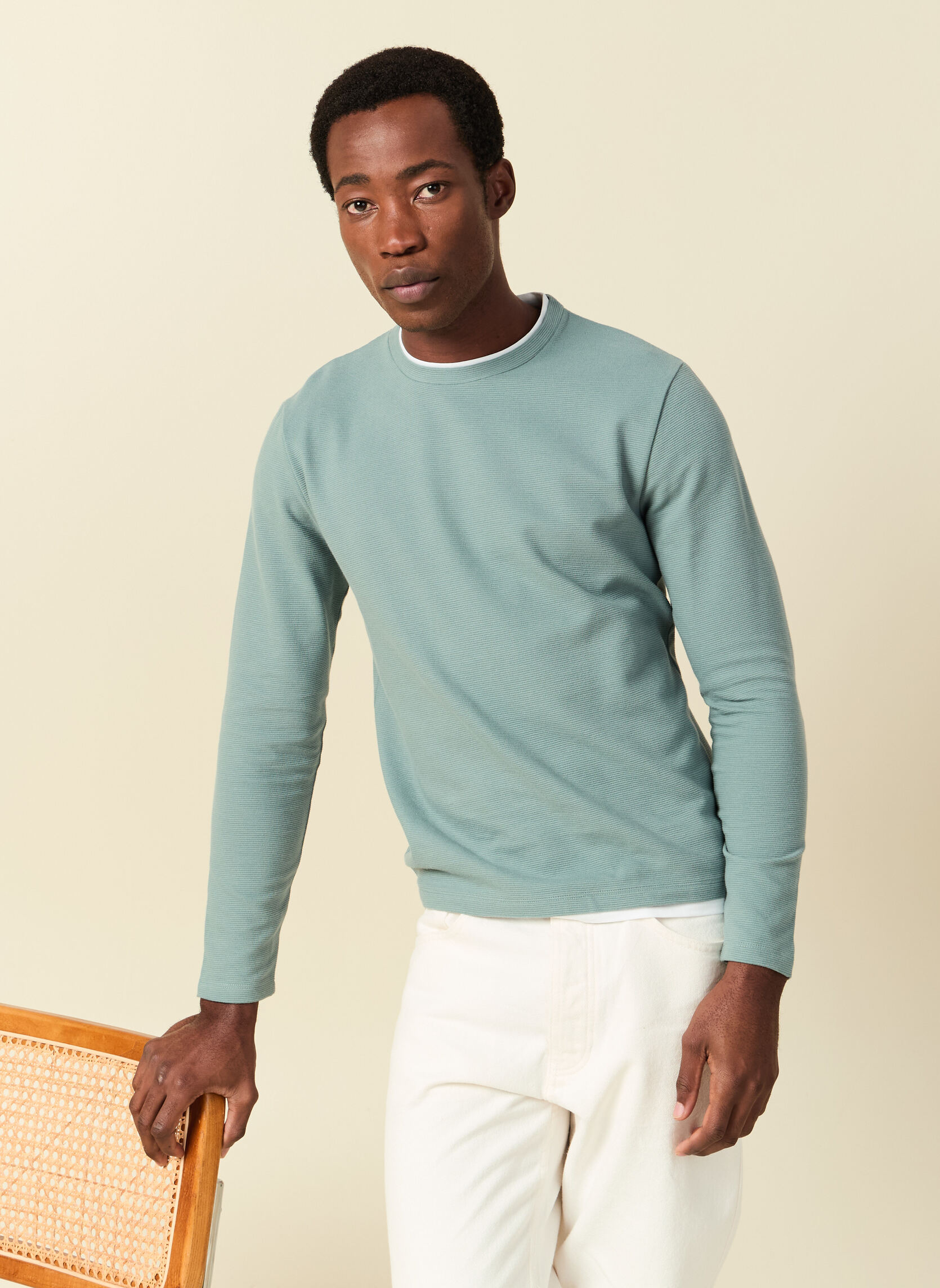 Tee-shirts ESOTTODOUBH homme bleu Bonobo Tee-shirts ESOTTODOUBH homme bleu Turquoise