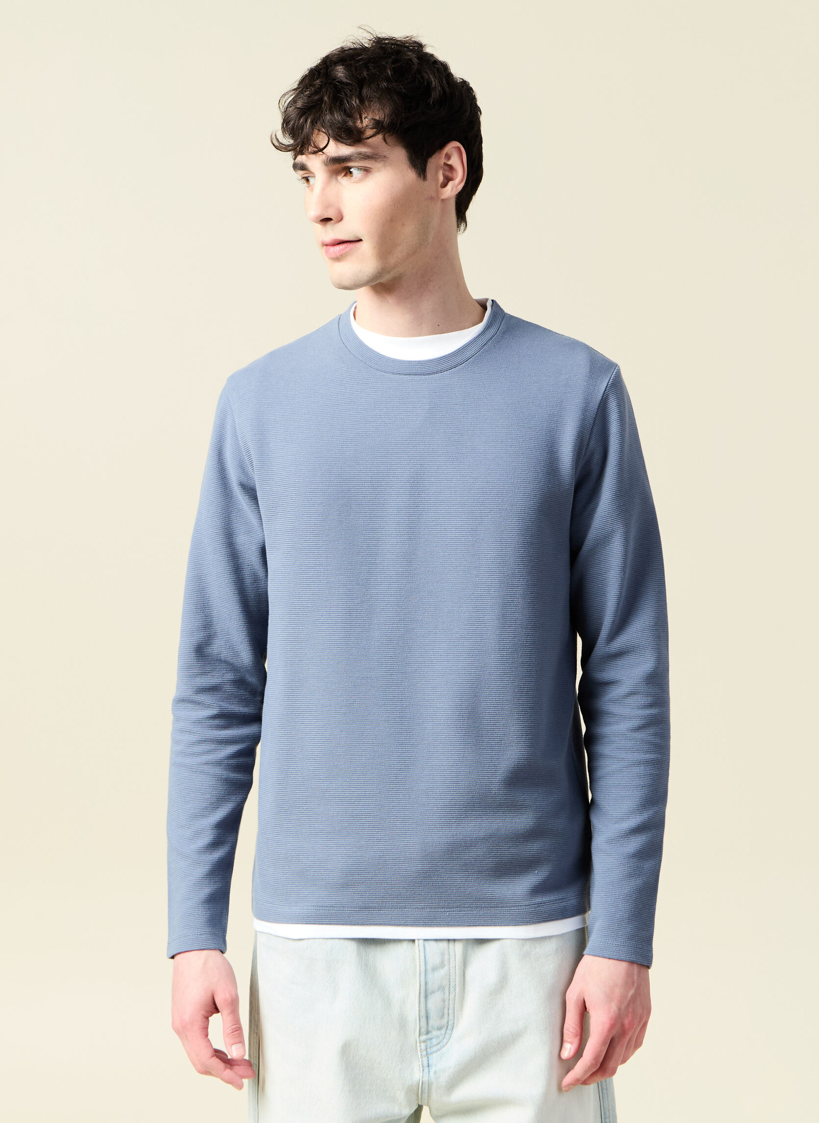 Tee-shirts ESOTTODOUBH homme bleu Bonobo Tee-shirts ESOTTODOUBH homme bleu Bleu foncé