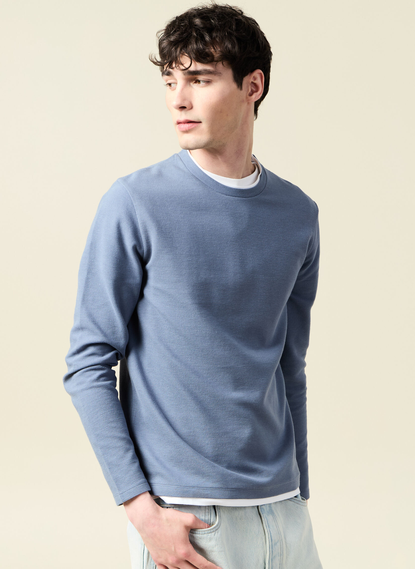 Tee-shirts ESOTTODOUBH homme bleu Bonobo Tee-shirts ESOTTODOUBH homme bleu Bleu foncé