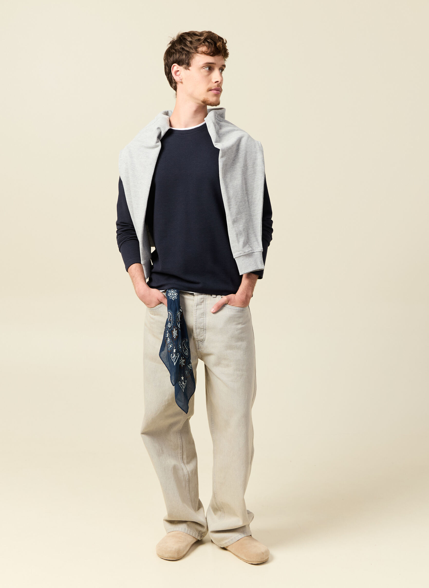 Tee-shirts ESOTTODOUBH homme bleu Bonobo Tee-shirts ESOTTODOUBH homme bleu Bleu denim