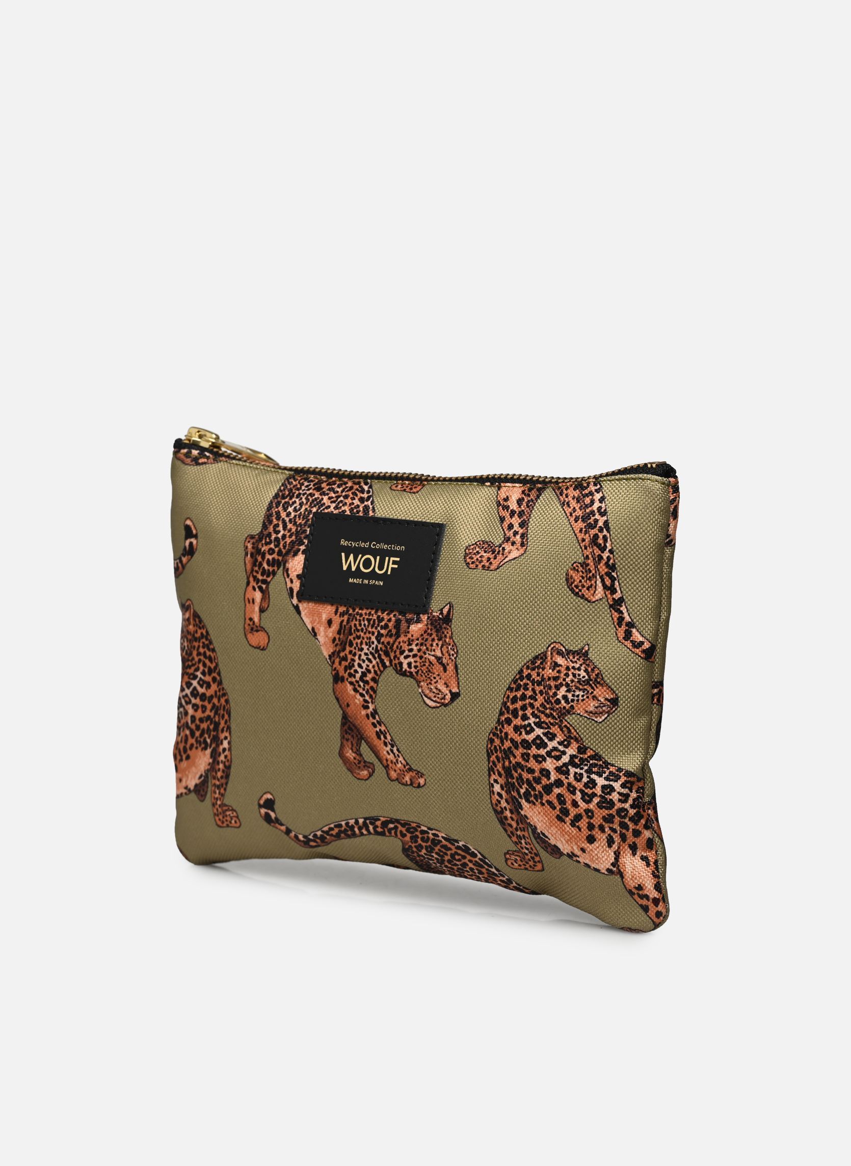 Pochettes Pochette - Daily femme vert WOUF Pochettes Pochette - Daily femme vert OLIVE LEOPARD