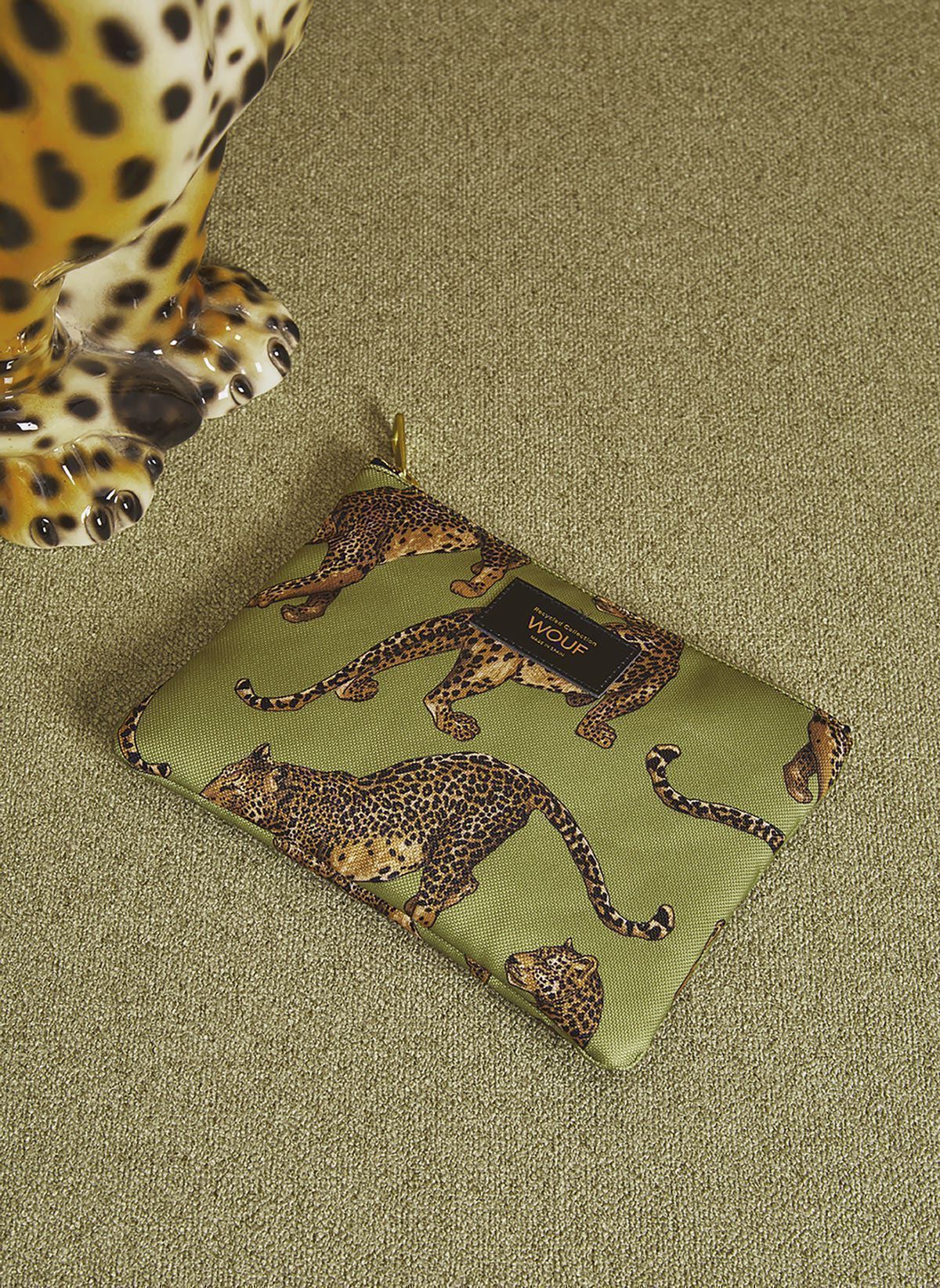 Pochettes Pochette - Daily femme vert WOUF Pochettes Pochette - Daily femme vert OLIVE LEOPARD