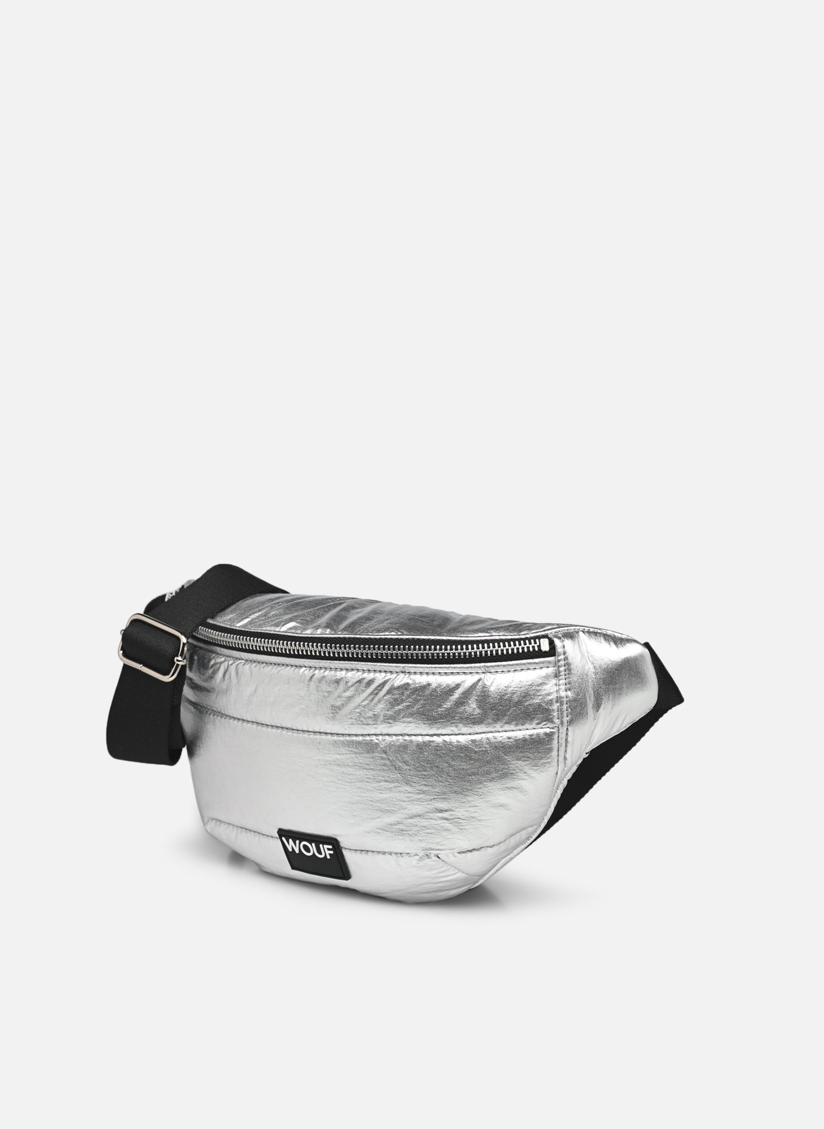 Heuptassen Sac banane - Glossy dames zilver WOUF Heuptassen Sac banane - Glossy dames zilver SILVER