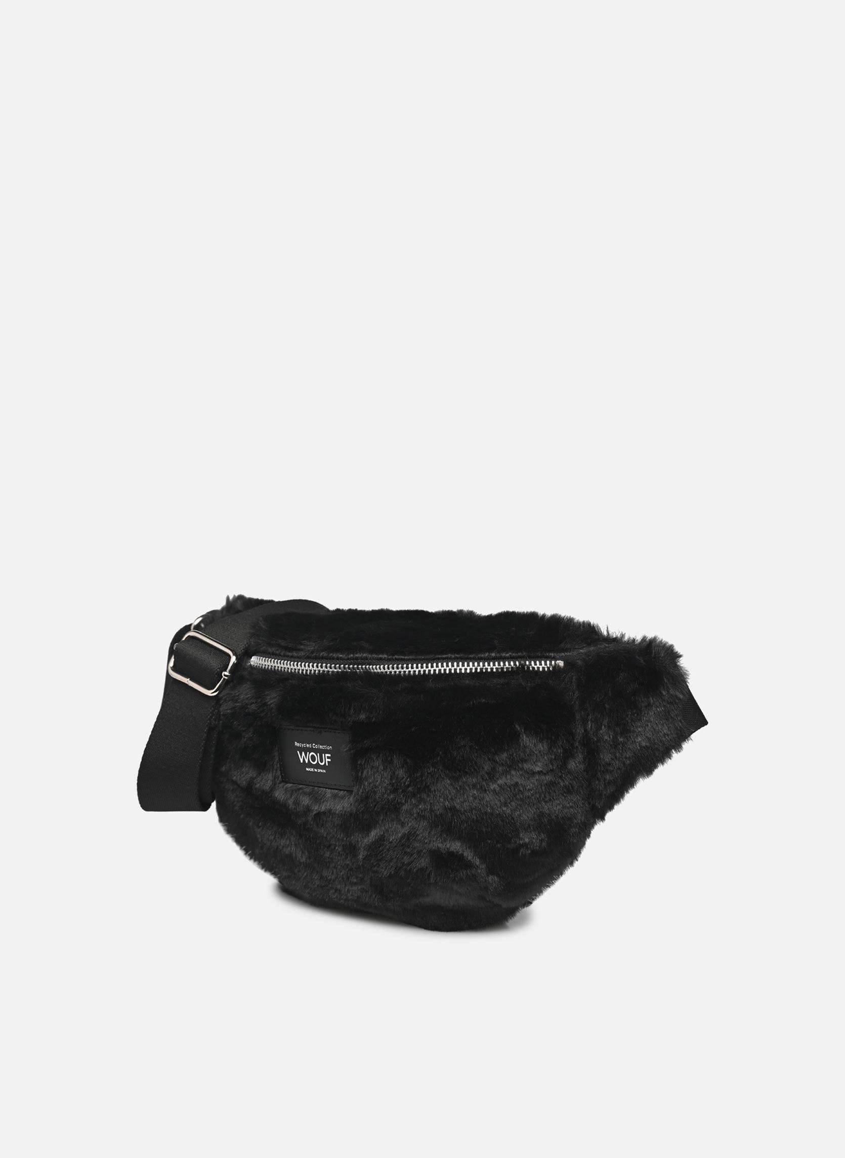 Marsupi Sac banane - Faux Fur donna nero WOUF Marsupi Sac banane - Faux Fur donna nero BLACK FOREST