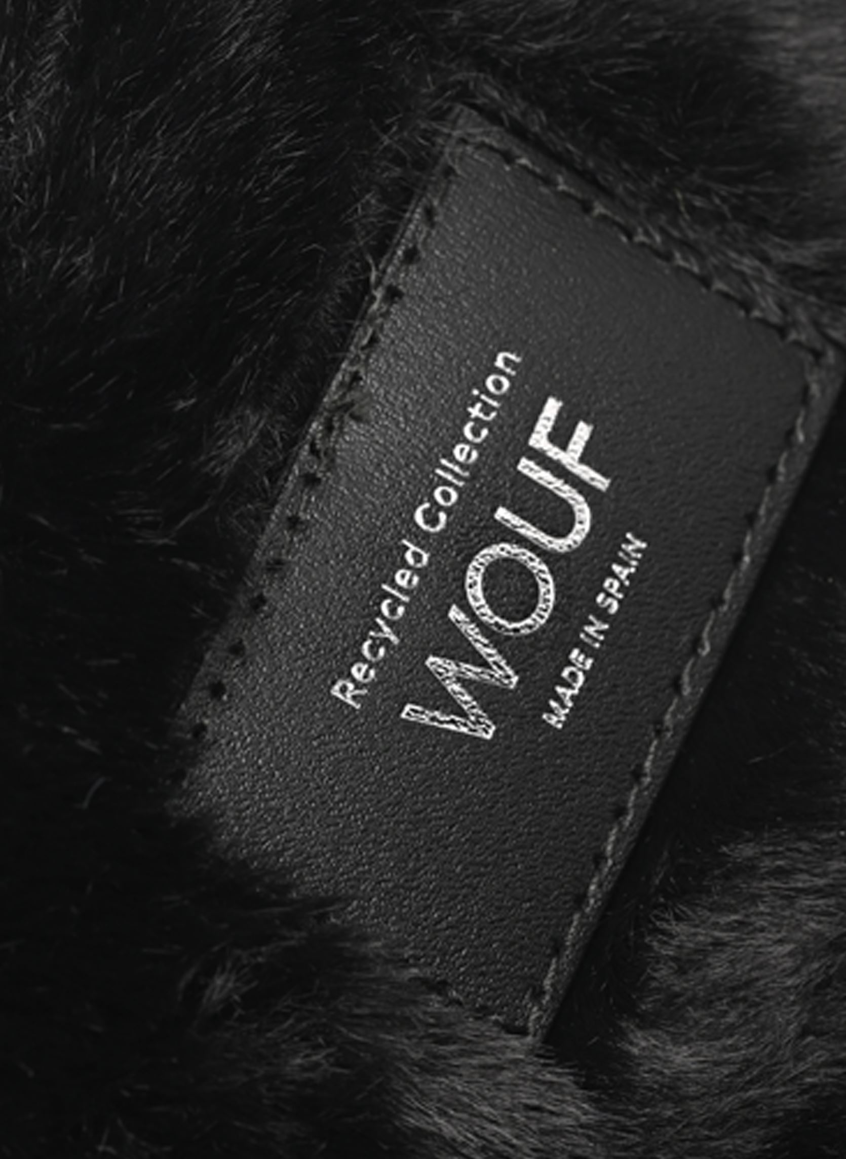 Marsupi Sac banane - Faux Fur donna nero WOUF Marsupi Sac banane - Faux Fur donna nero BLACK FOREST