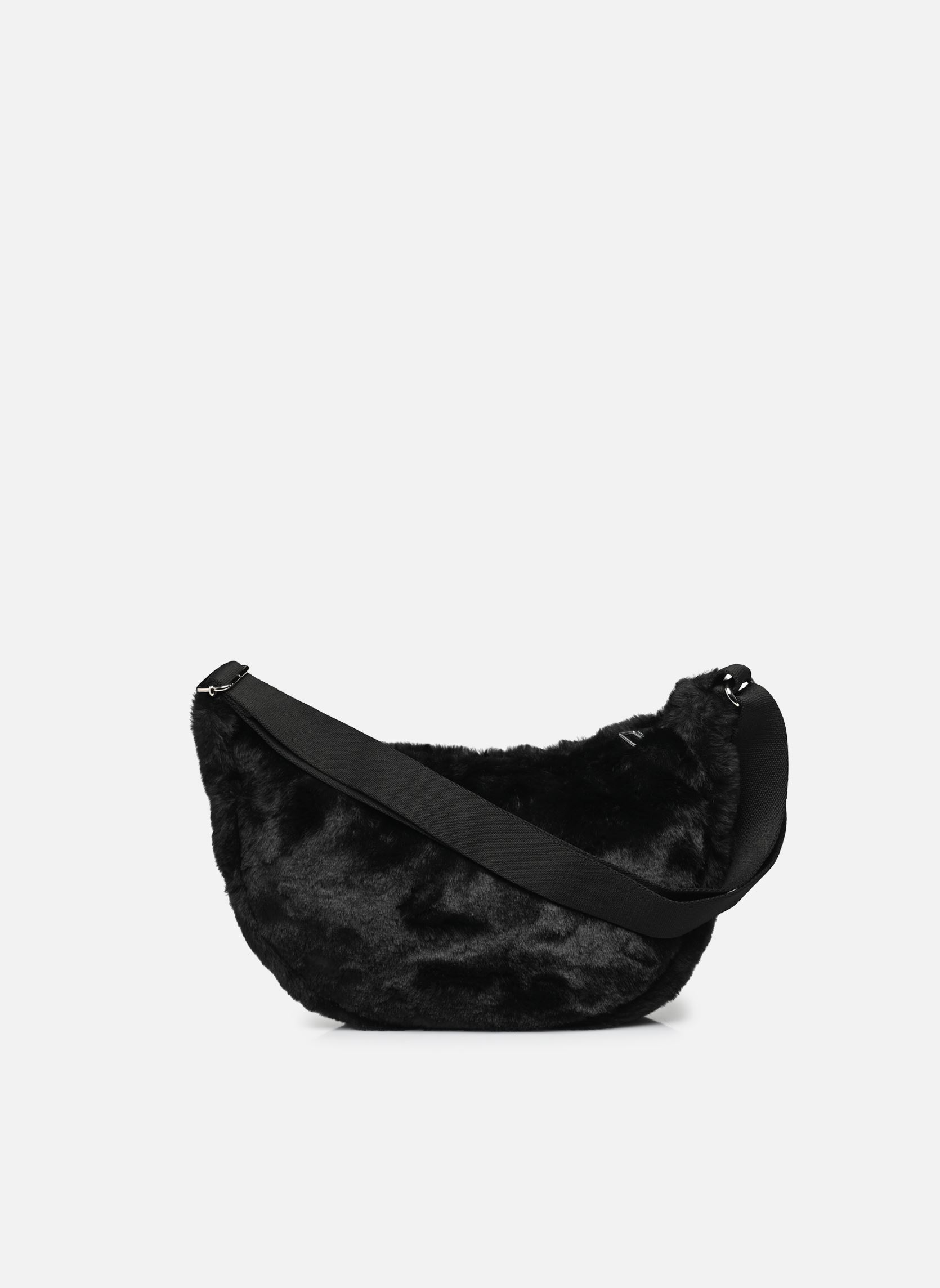 Schoudertassen Sac à bandoulière - Faux Fur dames zwart WOUF Schoudertassen Sac à bandoulière - Faux Fur dames zwart BLACK FOREST