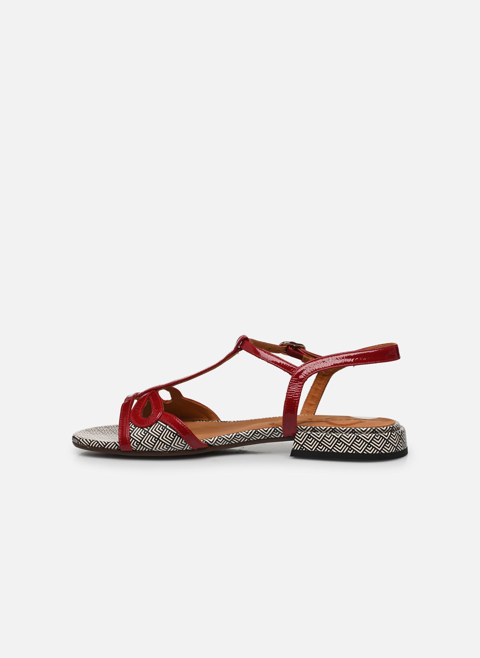 Flache Sandalen Torri damen mehrfarbig Chie Mihara Flache Sandalen Torri damen mehrfarbig Sucre Rojo Espiga Negro