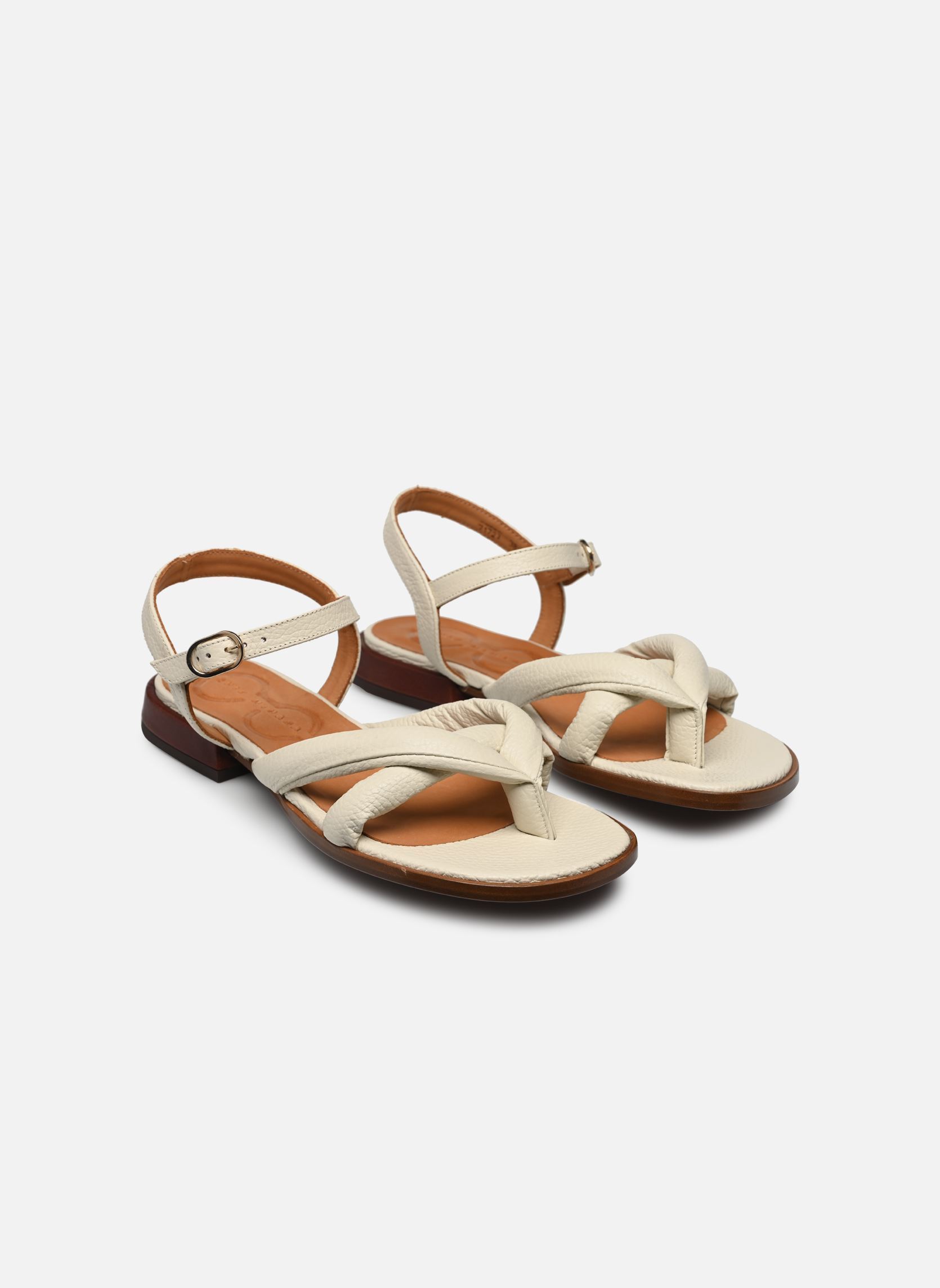 Platte sandalen Winky-P dames wit Chie Mihara Platte sandalen Winky-P dames wit Sandonis Leche Pitbul Terra