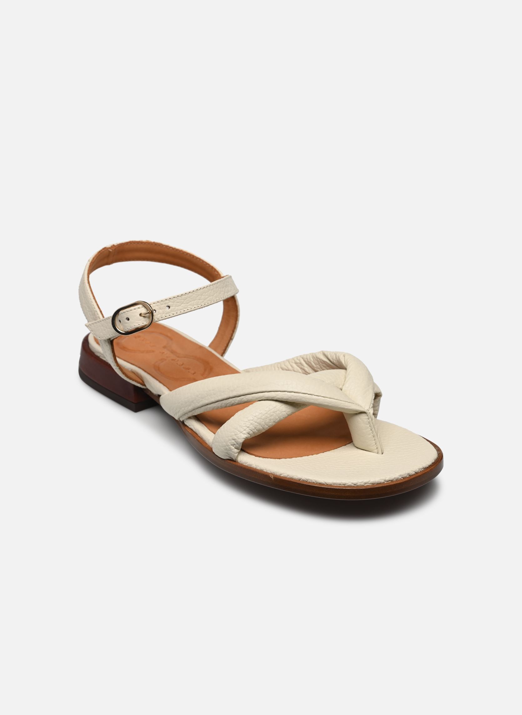 Platte sandalen Winky-P dames wit Chie Mihara Platte sandalen Winky-P dames wit Sandonis Leche Pitbul Terra