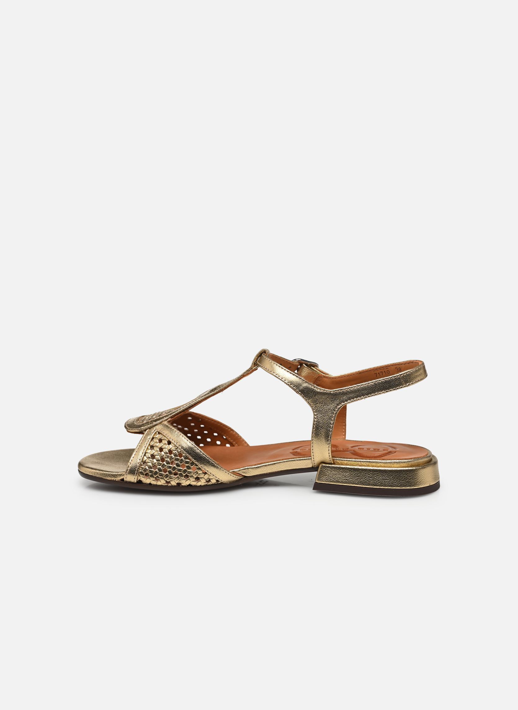 Sandalias planas Tumaka mujer oro y bronce Chie Mihara Sandalias planas Tumaka mujer oro y bronce Dali Champan