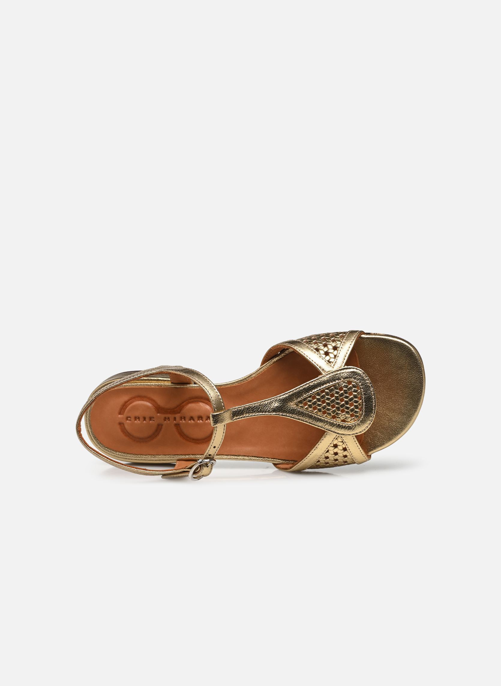 Sandalias planas Tumaka mujer oro y bronce Chie Mihara Sandalias planas Tumaka mujer oro y bronce Dali Champan
