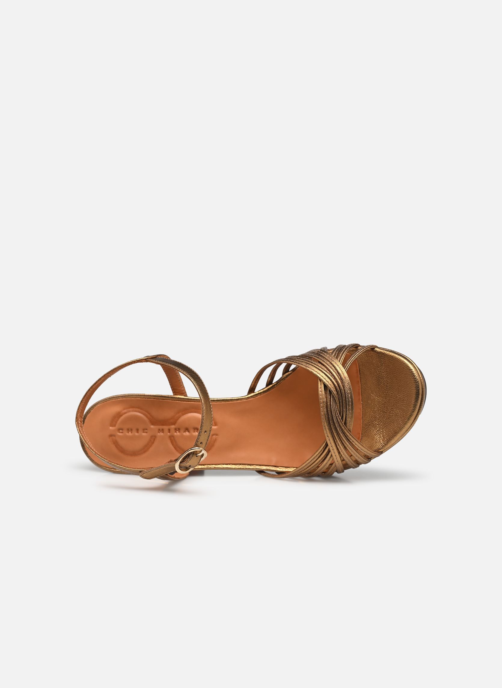 Sandales Keske femme or et bronze Chie Mihara Sandales Keske femme or et bronze Dali Bronce
