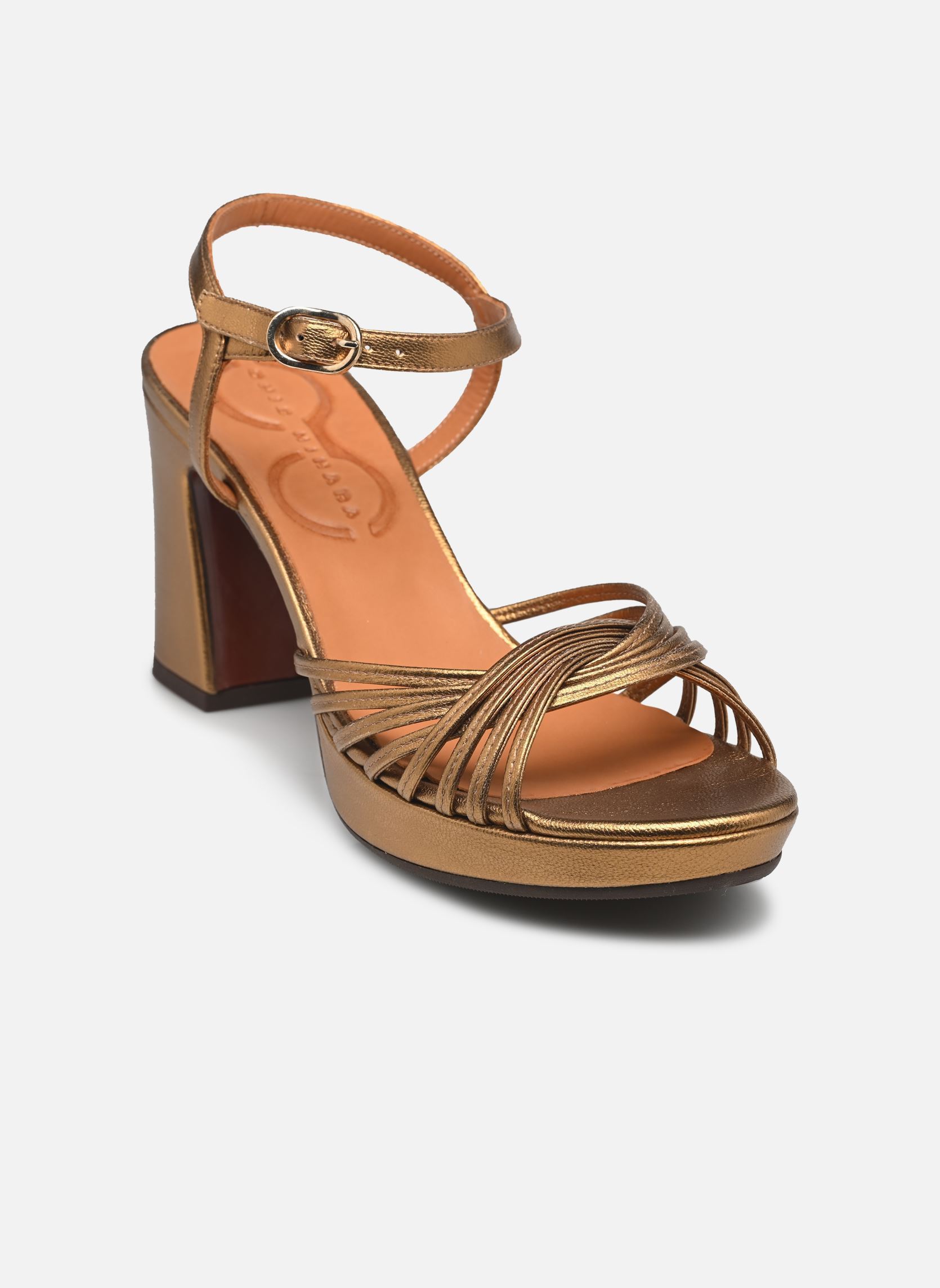 Sandales Keske femme or et bronze Chie Mihara Sandales Keske femme or et bronze Dali Bronce