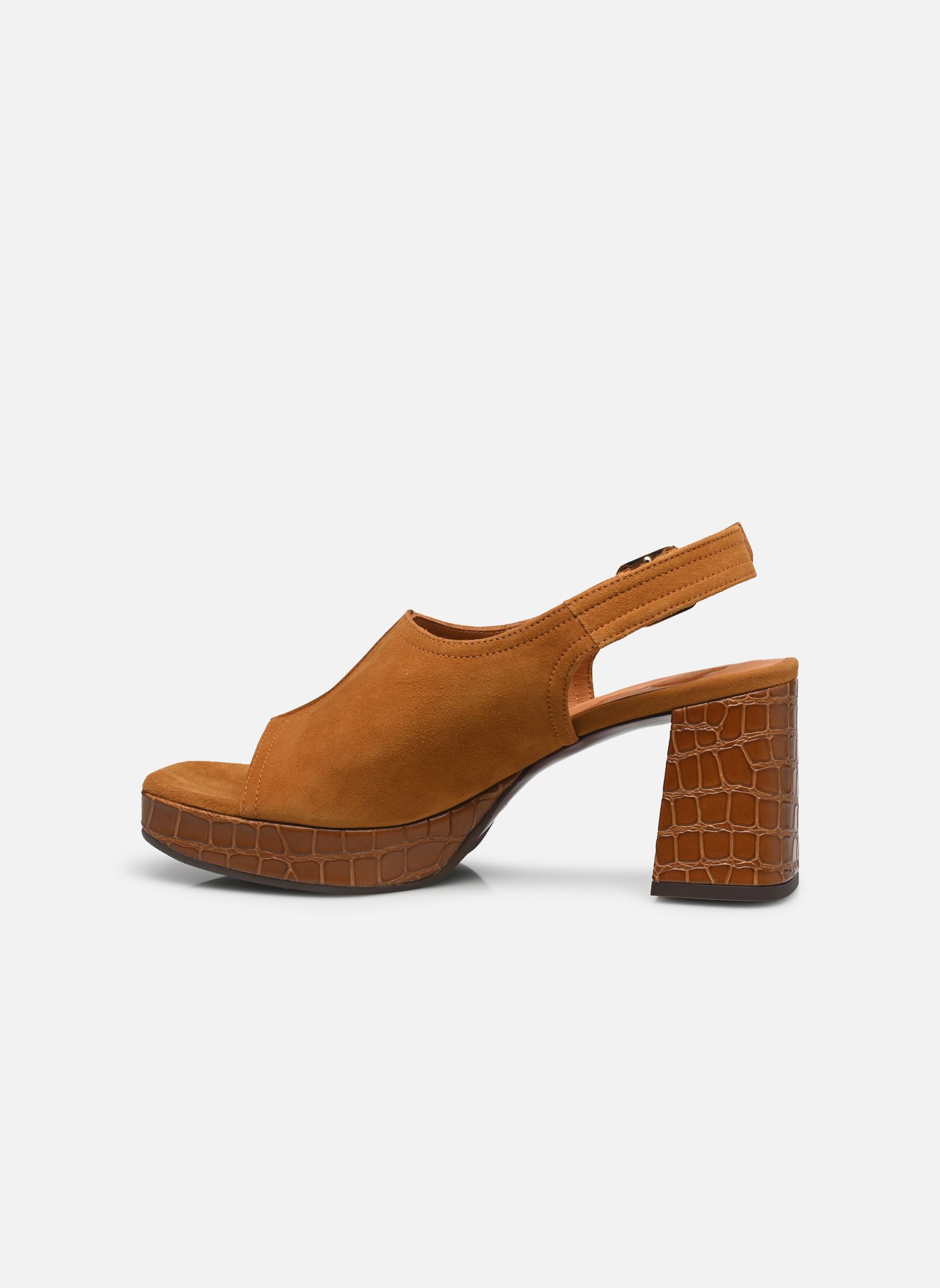Sandalen Gabel damen braun Chie Mihara Sandalen Gabel damen braun Ante Cognac Monda Cuero