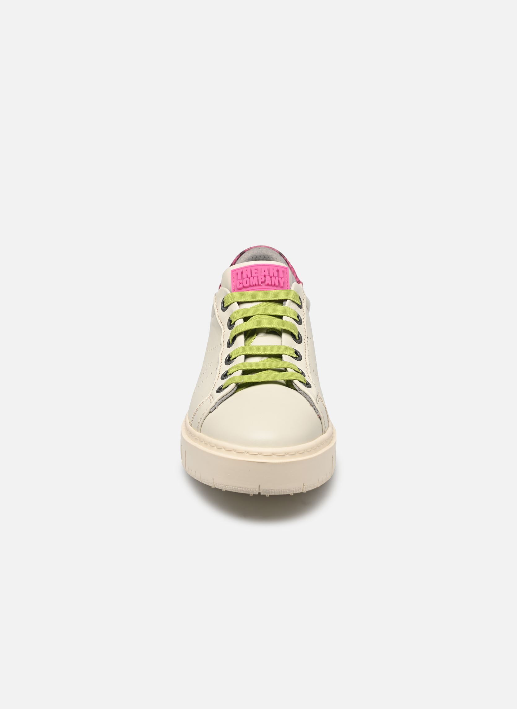 Baskets basses Belleville 1786 femme multicolore Art Baskets basses Belleville 1786 femme multicolore Cream-Fuxia