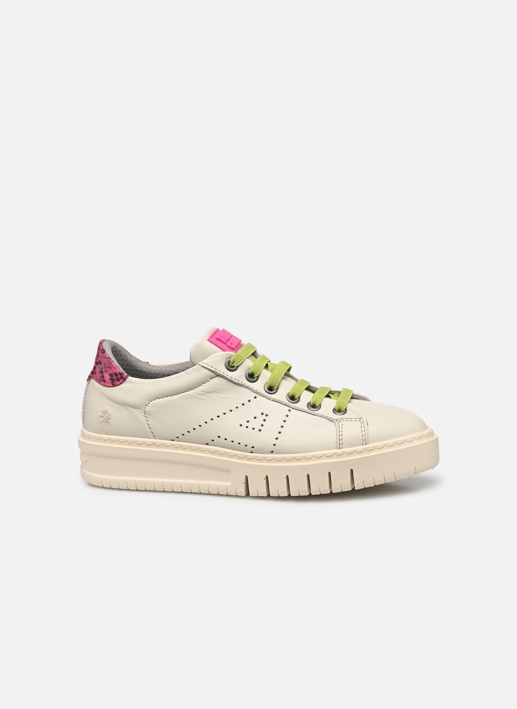 Baskets basses Belleville 1786 femme multicolore Art Baskets basses Belleville 1786 femme multicolore Cream-Fuxia
