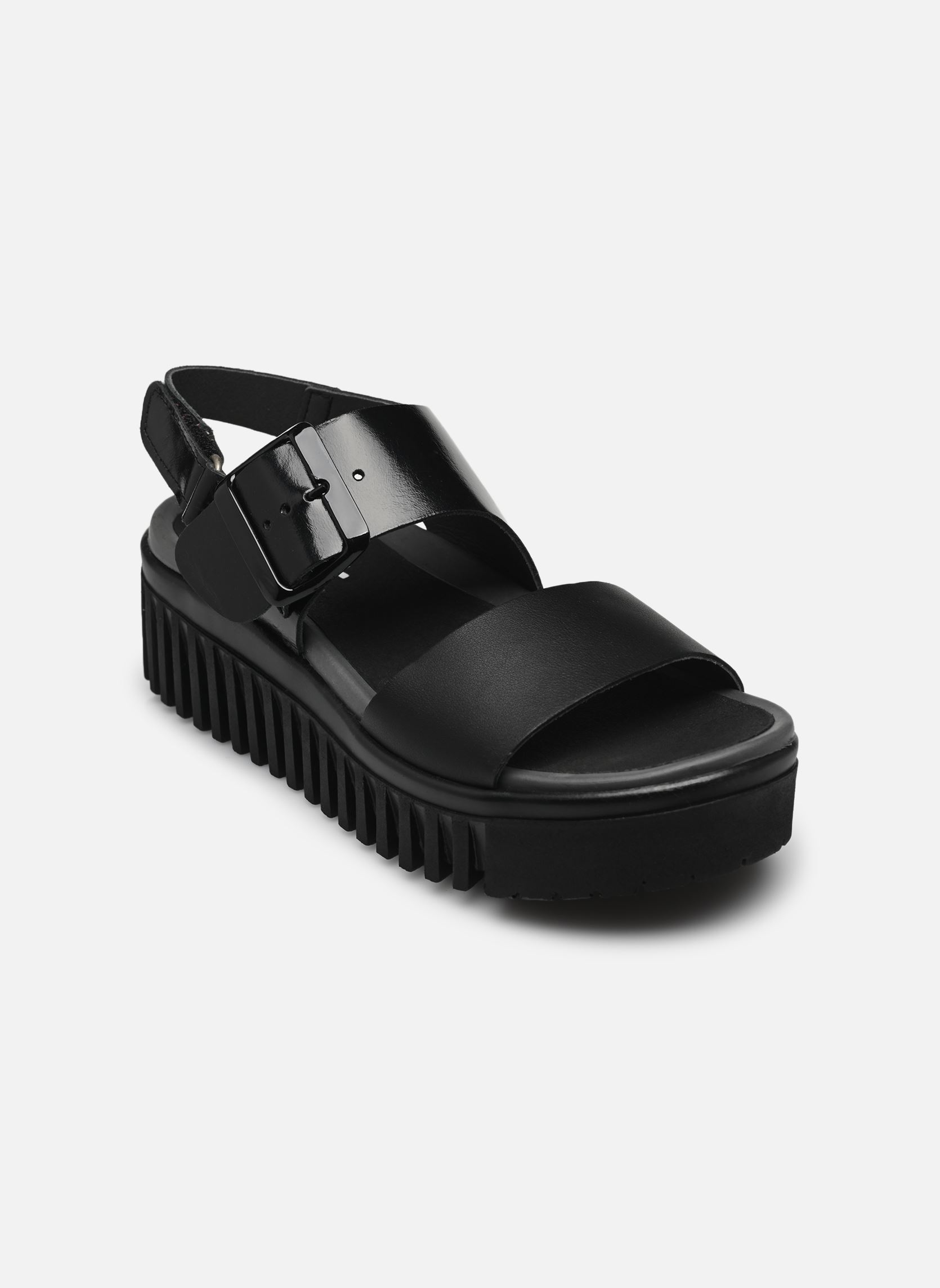Sandalias y plataformas de cuña Brighton 1578 mujer negro Art Sandalias y plataformas de cuña Brighton 1578 mujer negro Black