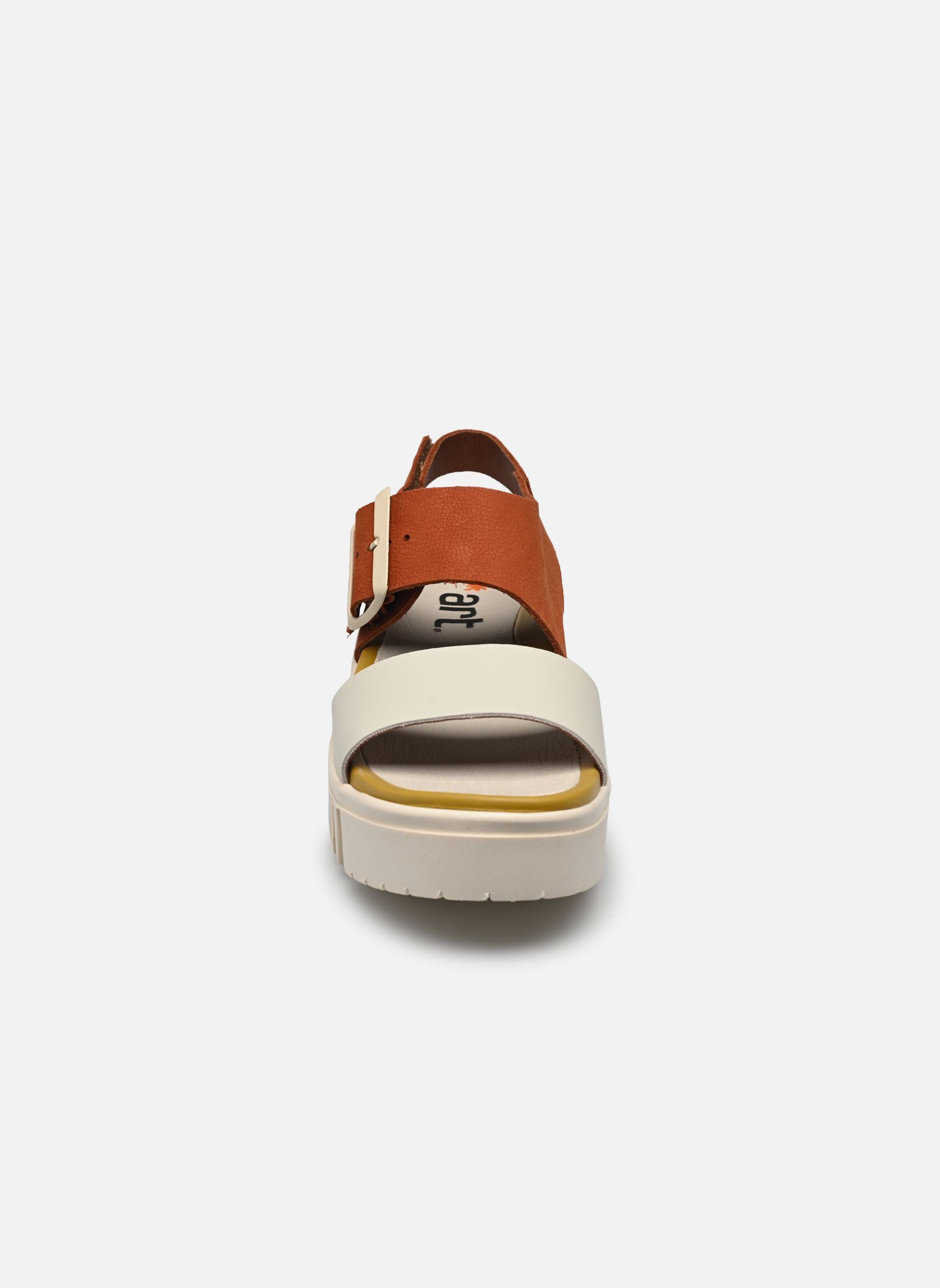 Sandales compensées et plateformes Brighton 1578 femme multicolore Art Sandales compensées et plateformes Brighton 1578 femme multicolore D.Orange-Cream