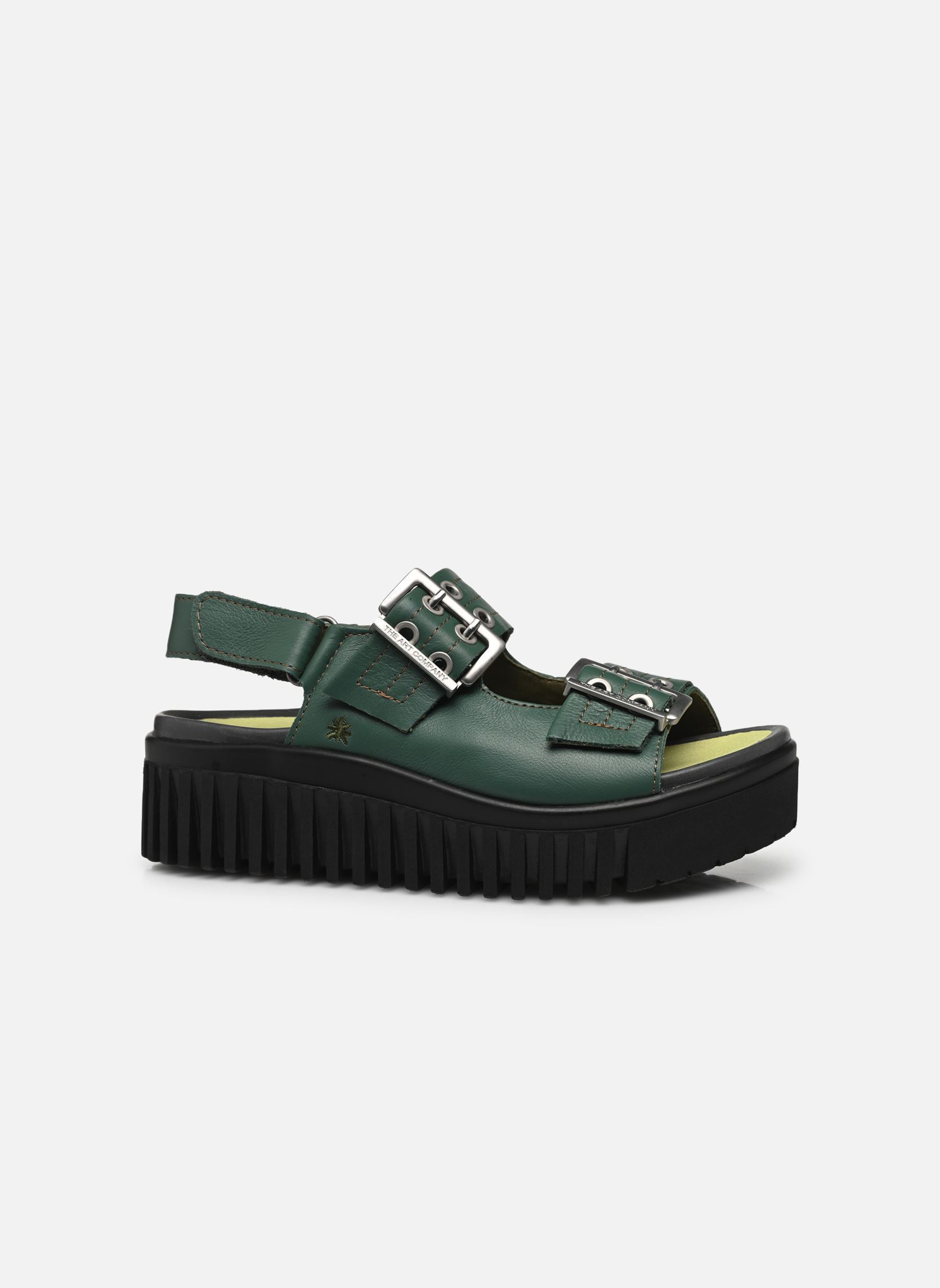 Sandalias y plataformas de cuña Brighton 1579 mujer verde Art Sandalias y plataformas de cuña Brighton 1579 mujer verde Foliage