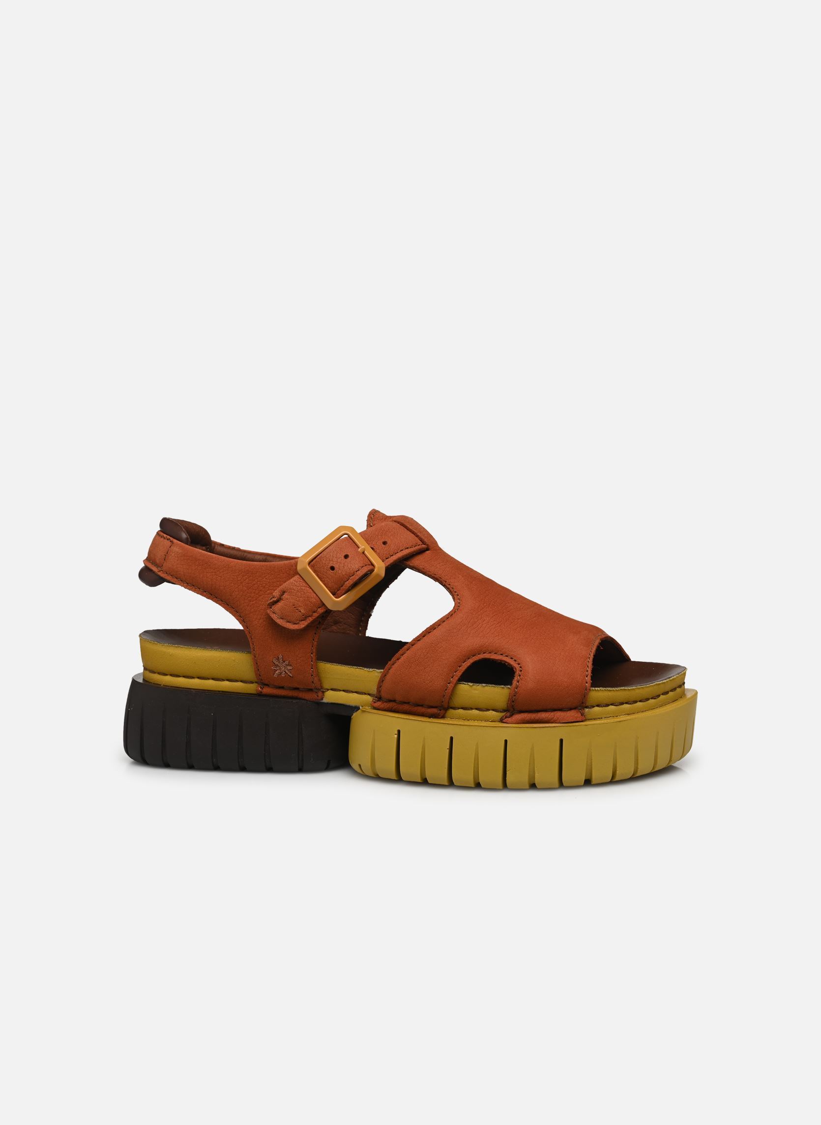Sandalen met sleehak en plateau Madeira/ 1882 dames oranje Art Sandalen met sleehak en plateau Madeira/ 1882 dames oranje Dark orange