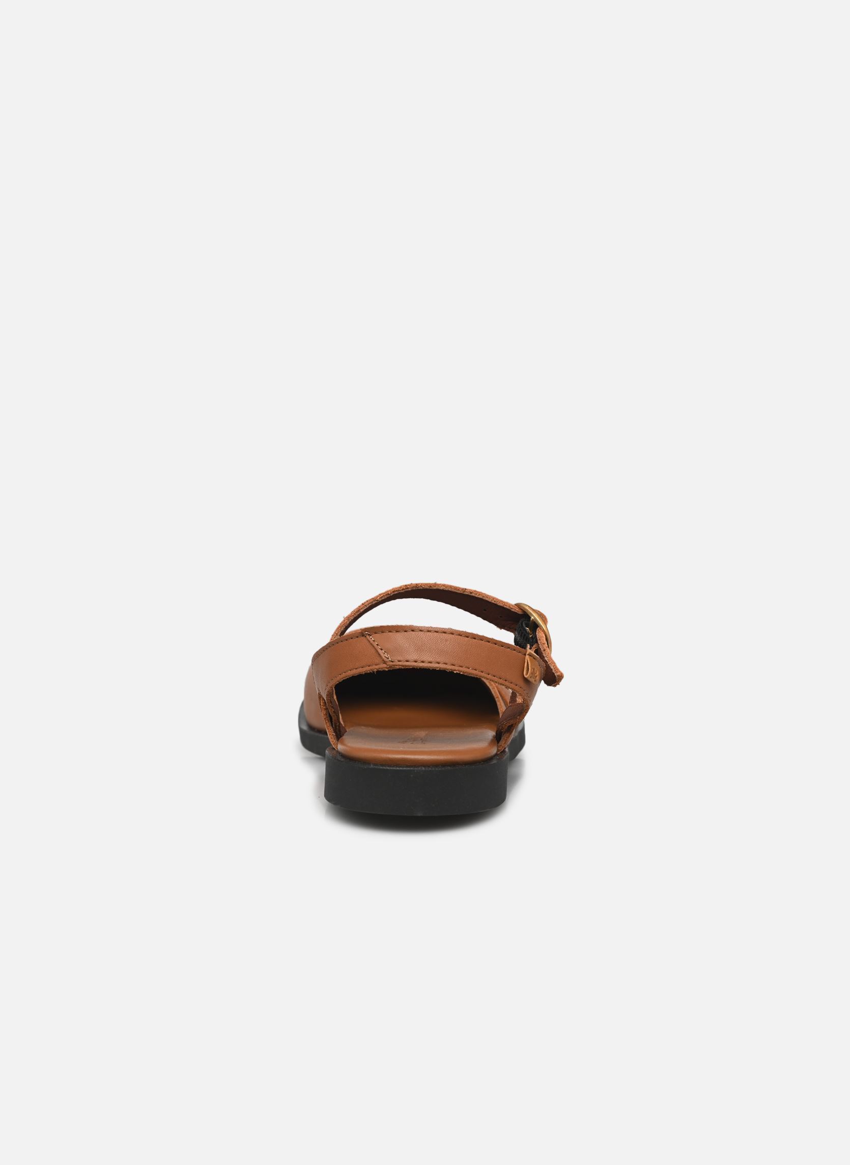 Sandali Bassi Donna El Naturalista N5874 Arenisca - Con Fibbia, Horma Comfort, Suola Non Rimovibile