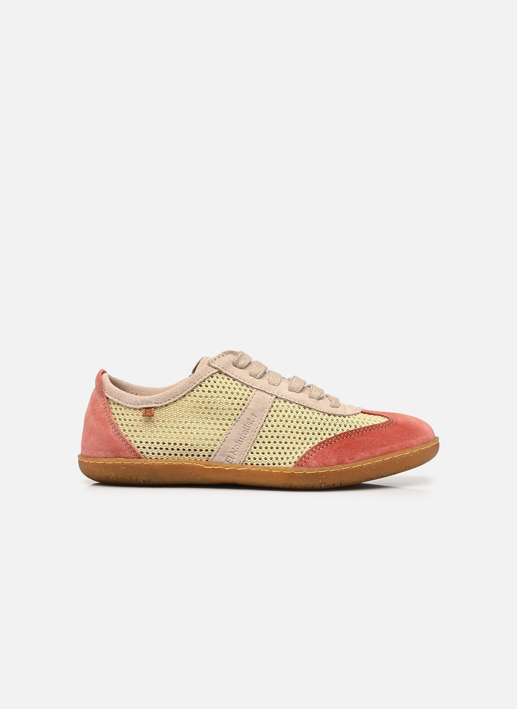Sneaker El Viajero N5293 damen mehrfarbig El Naturalista Sneaker El Viajero N5293 damen mehrfarbig MULTI MATERIAL CREAM-FRAMBUESA