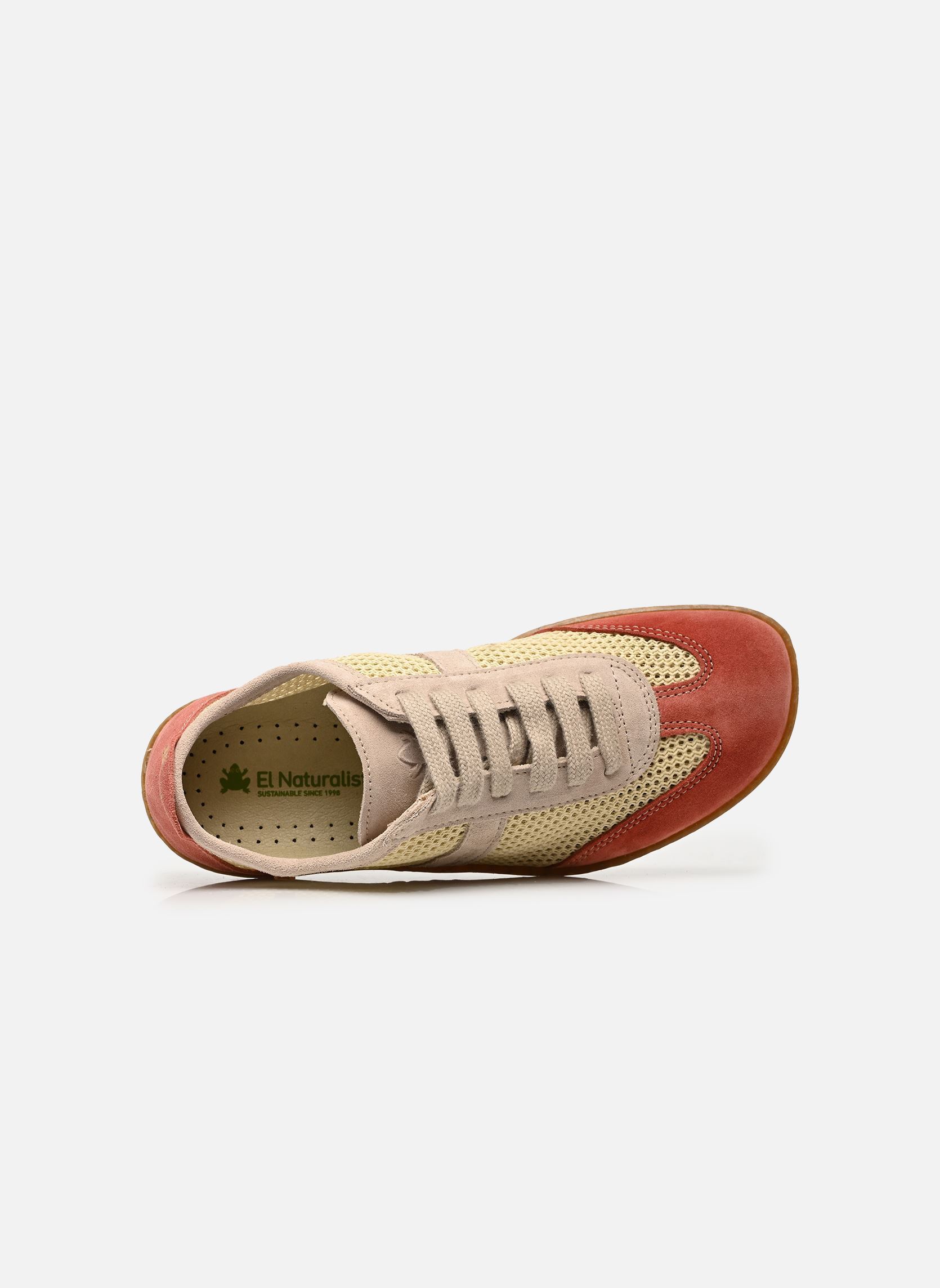 Sneaker El Viajero N5293 damen mehrfarbig El Naturalista Sneaker El Viajero N5293 damen mehrfarbig MULTI MATERIAL CREAM-FRAMBUESA