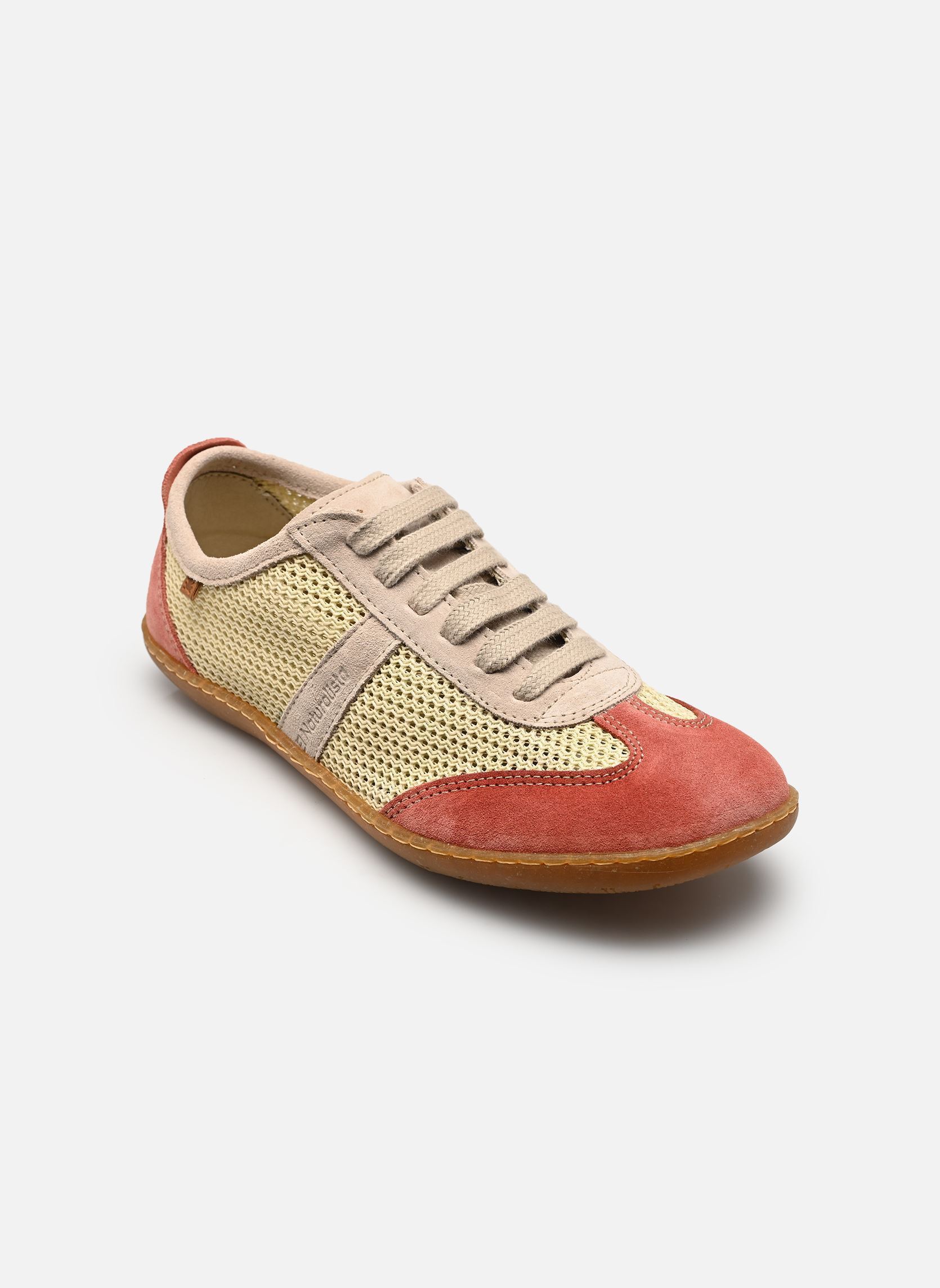 Sneaker El Viajero N5293 damen mehrfarbig El Naturalista Sneaker El Viajero N5293 damen mehrfarbig MULTI MATERIAL CREAM-FRAMBUESA
