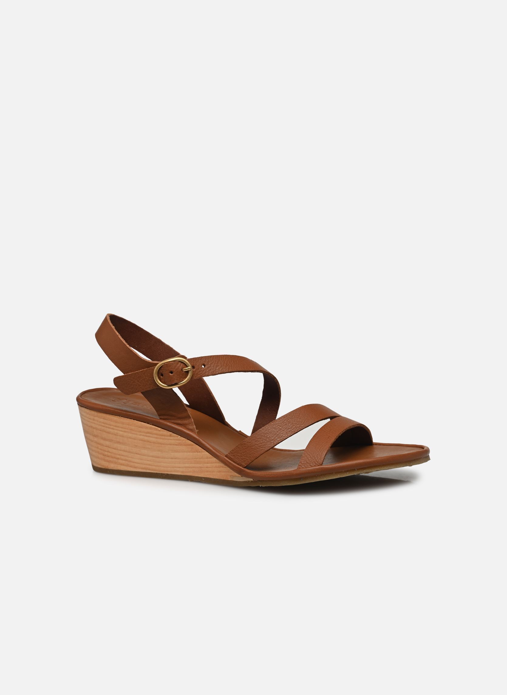 Sandales compensées et plateformes Gaia N852 femme marron El Naturalista Sandales compensées et plateformes Gaia N852 femme marron CUERO
