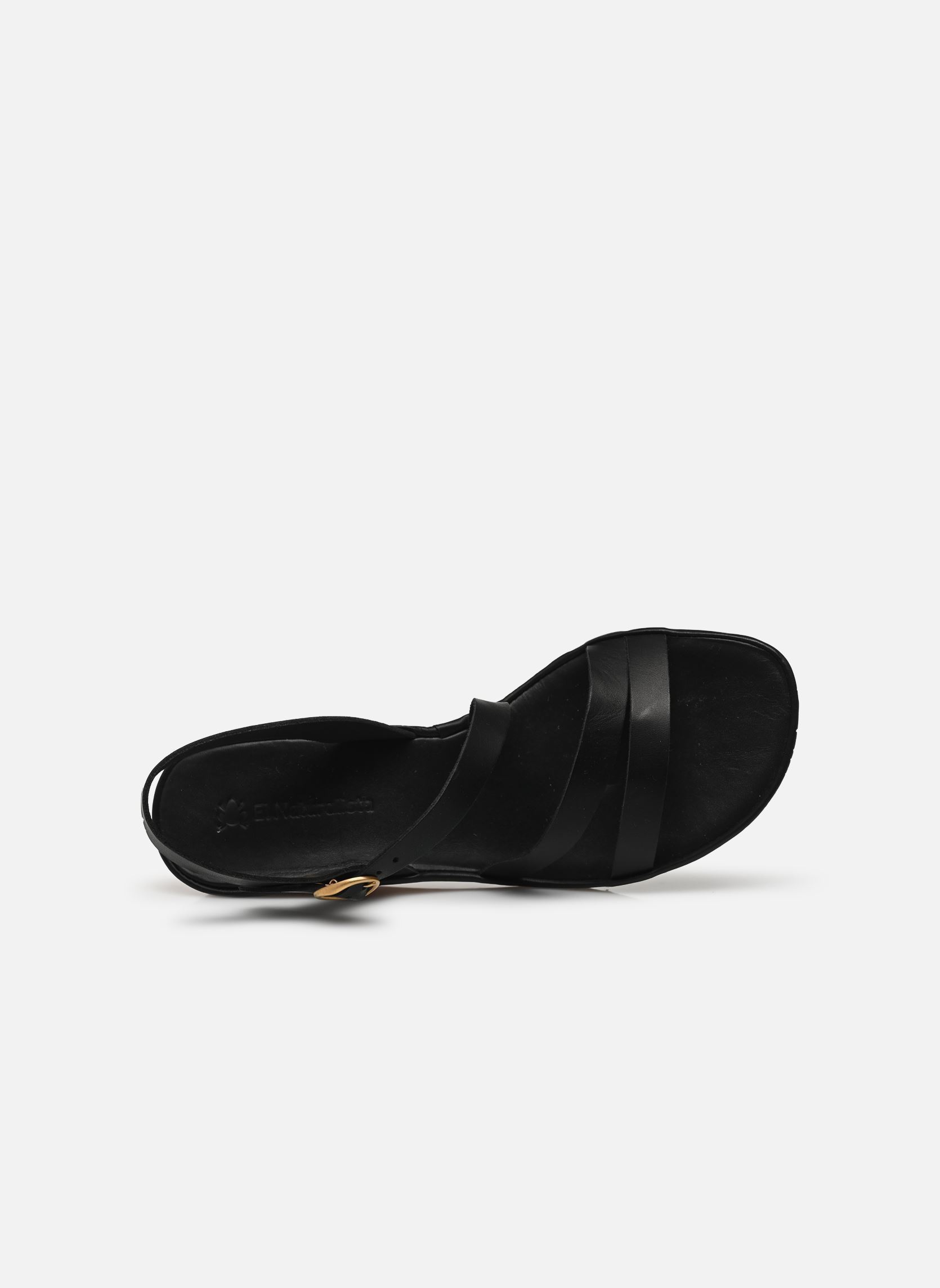 Keil- und Plateausandalen Gaia N852 damen schwarz El Naturalista Keil- und Plateausandalen Gaia N852 damen schwarz BLACK